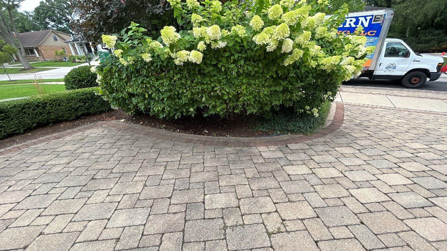 Brick paver clean, sand and seal.  using Surebond SB-1300 by Northern Power Washing LLC.
