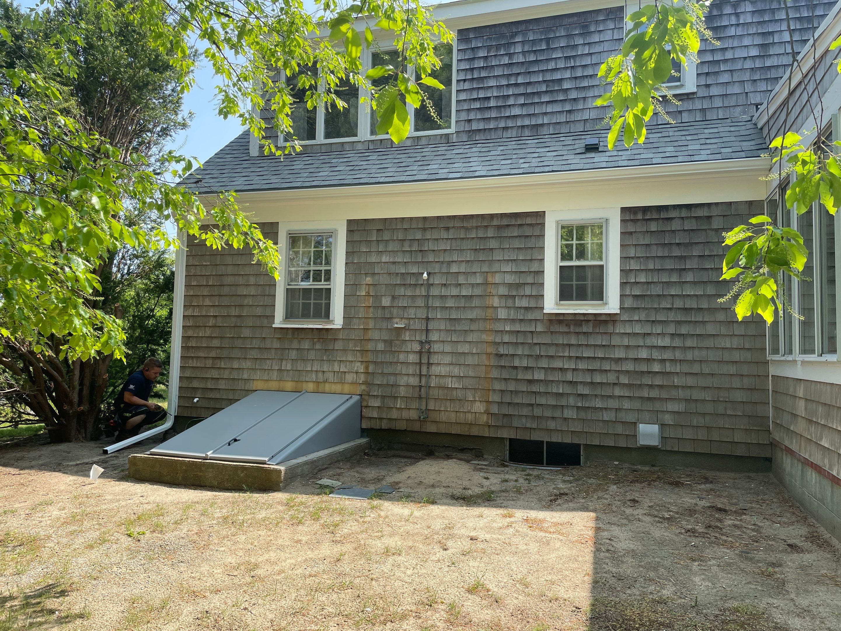 Gutter Installation using Double Pro Dual Screen Hanging System in Brewster, MA by Gutter Pro Enterprises