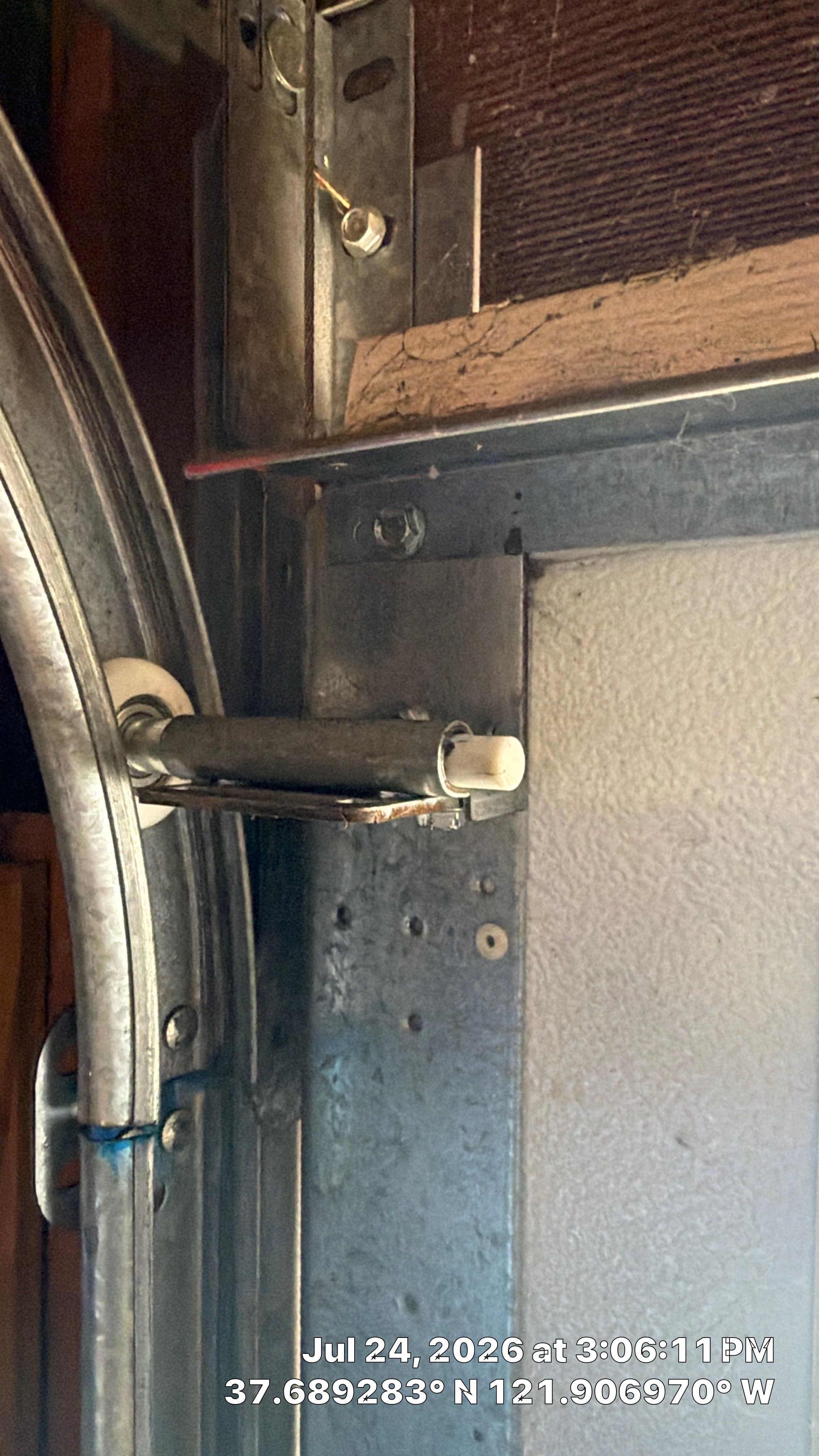 Residential Garage Door Roller and Hinge Replacement in Pleasanton by Valiant Garage Door