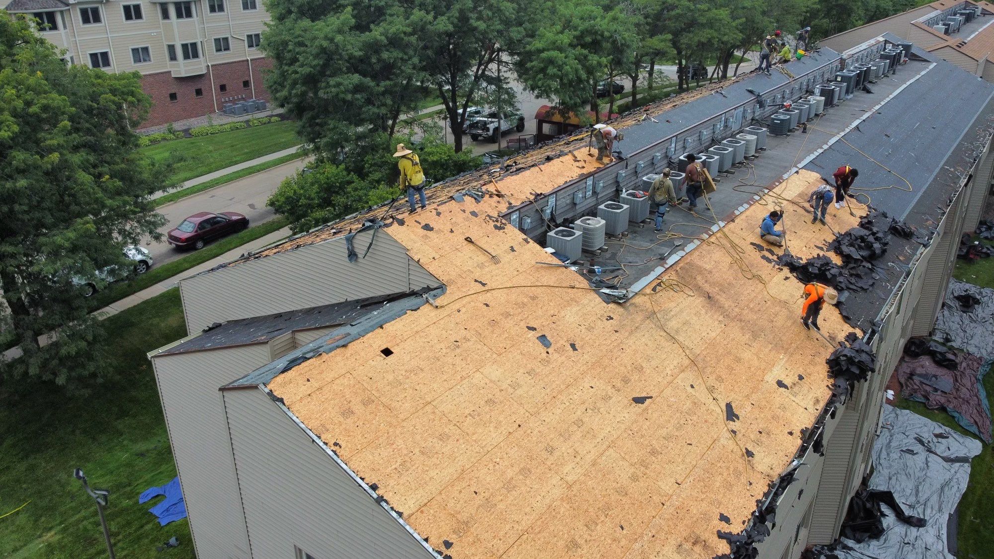 Lightning Commercial Restoration using Tamko Titan by Lightning Exteriors