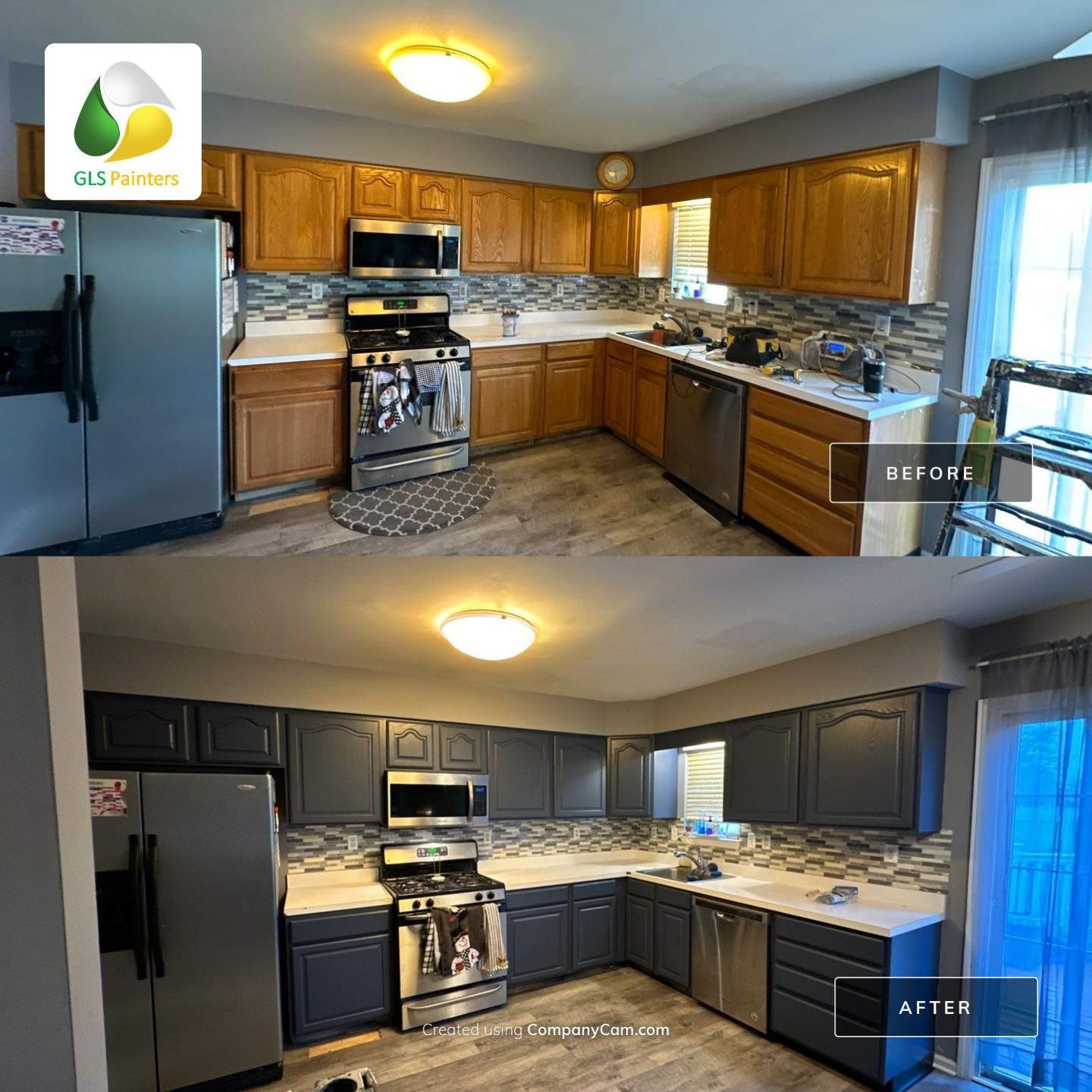 Kitchen Cabinet Painting by GLSpainters