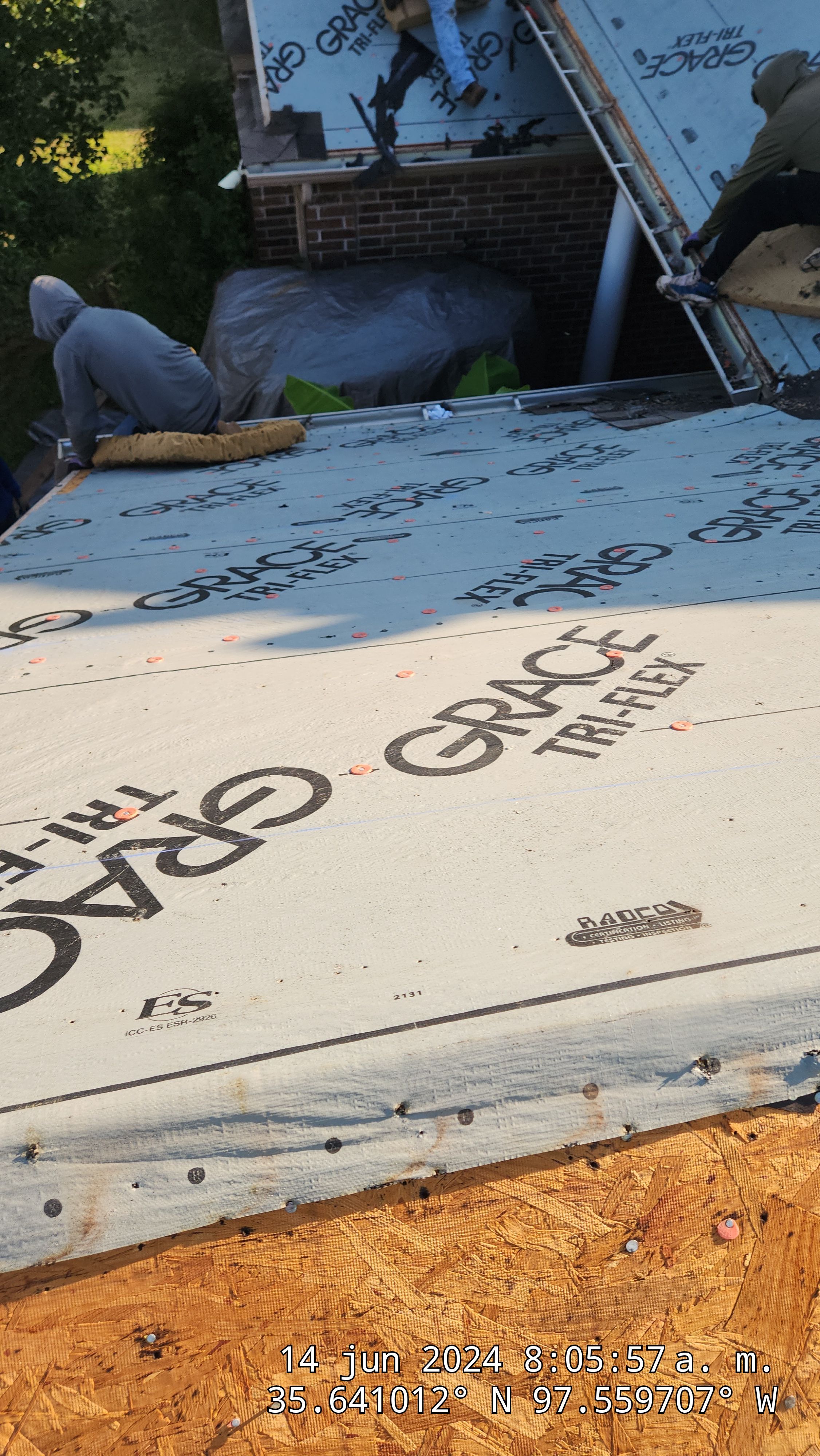Reroof using GAF HDZ in Charcoal by Castillo Roofing