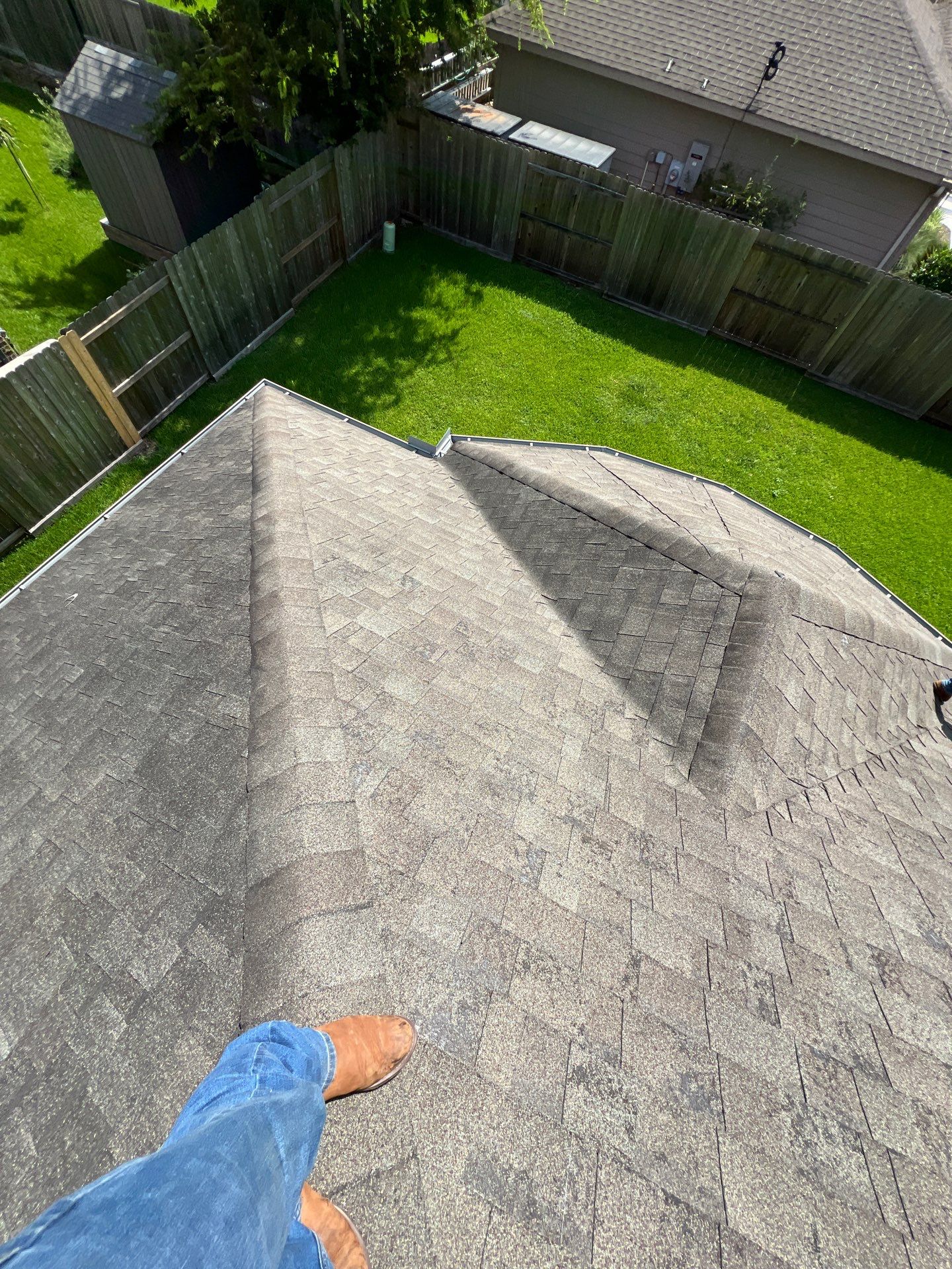 Hail Damage using Owen's Corning Duration (Lifetime) Shingles by Roof Repair Company