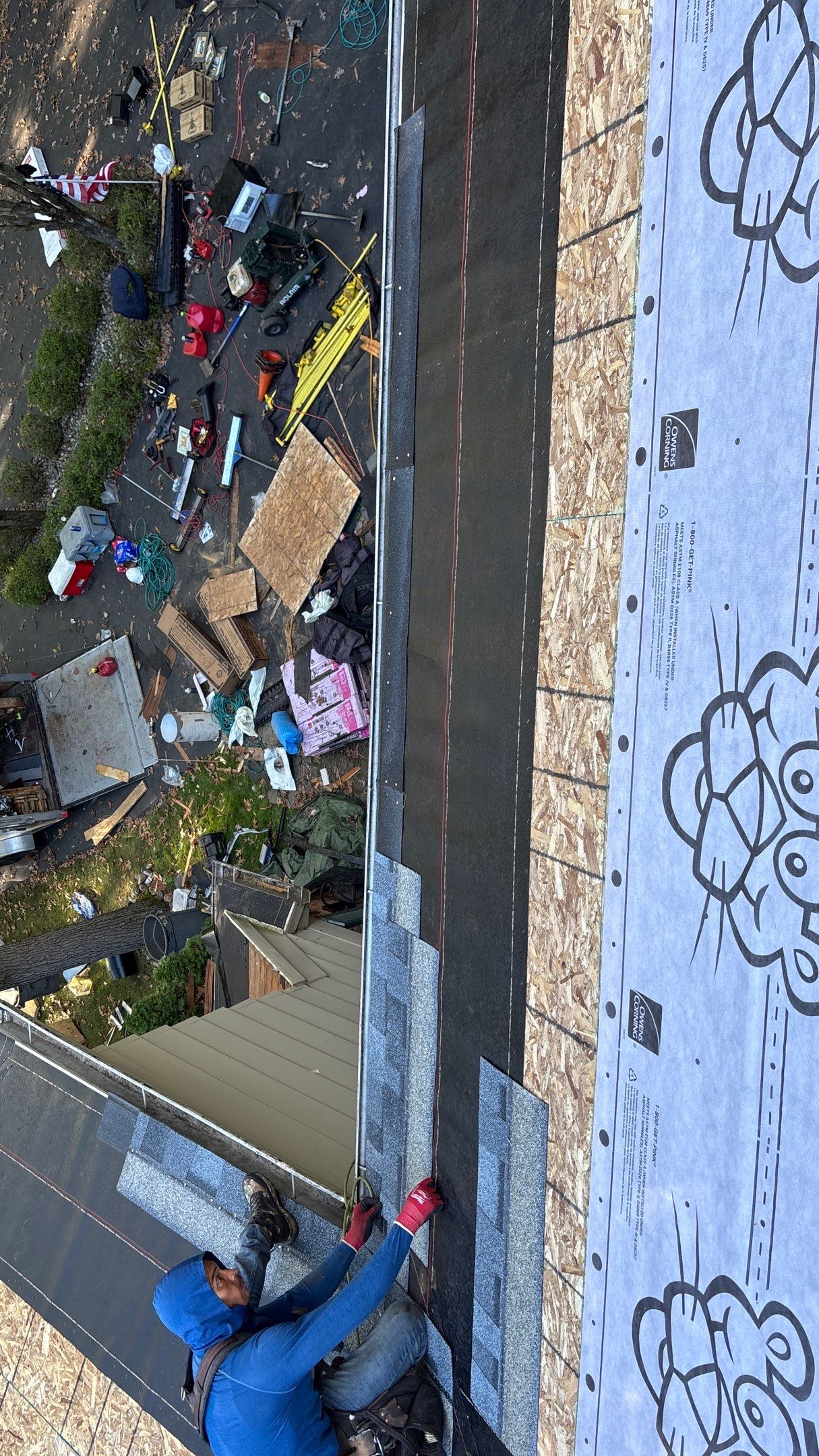 Roof Replacement using Owens Corning Slatestone Gray by 180 Contractors