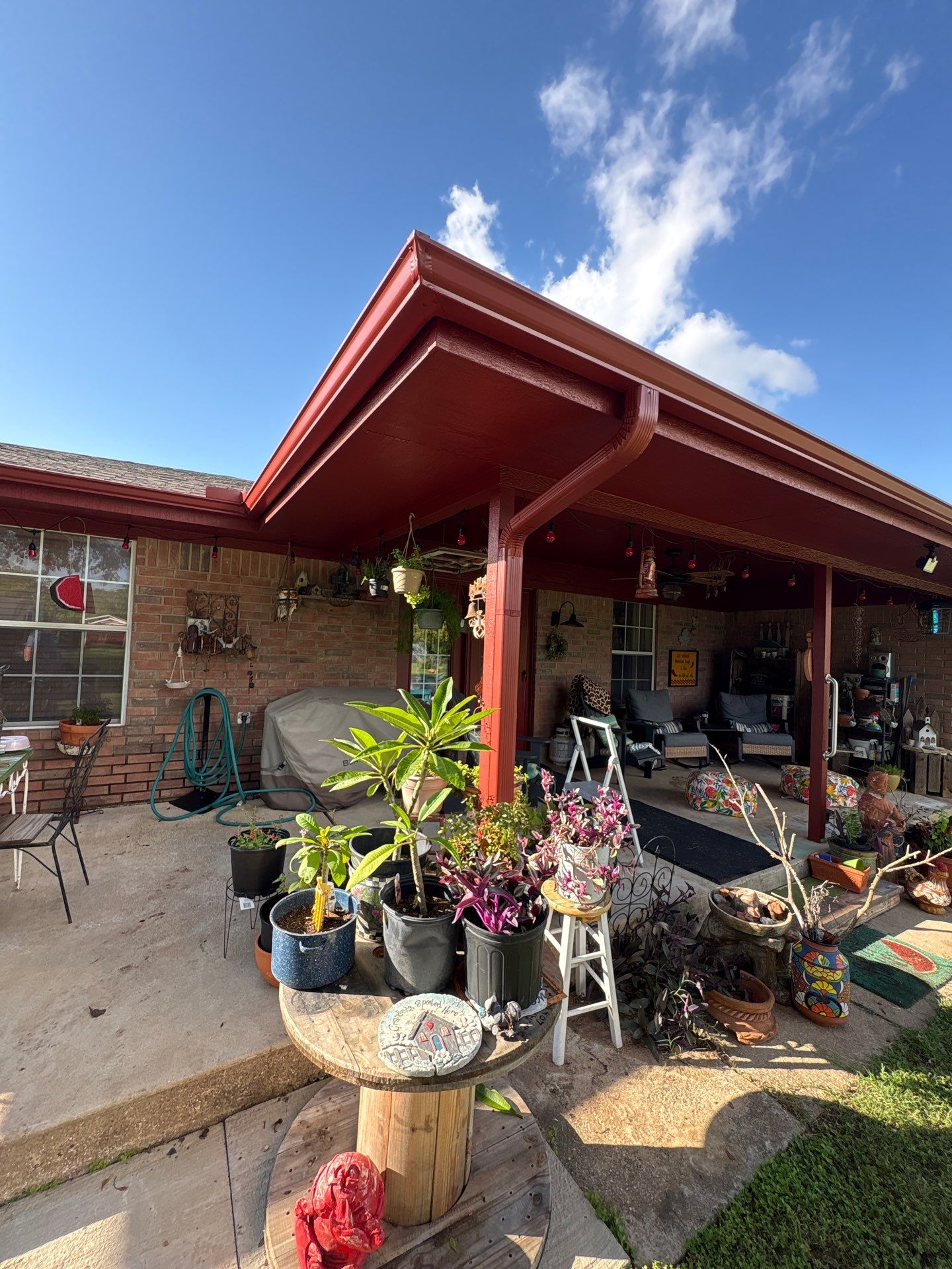 Gutter Installation on Referred Neighbor by Action Exteriors Austin