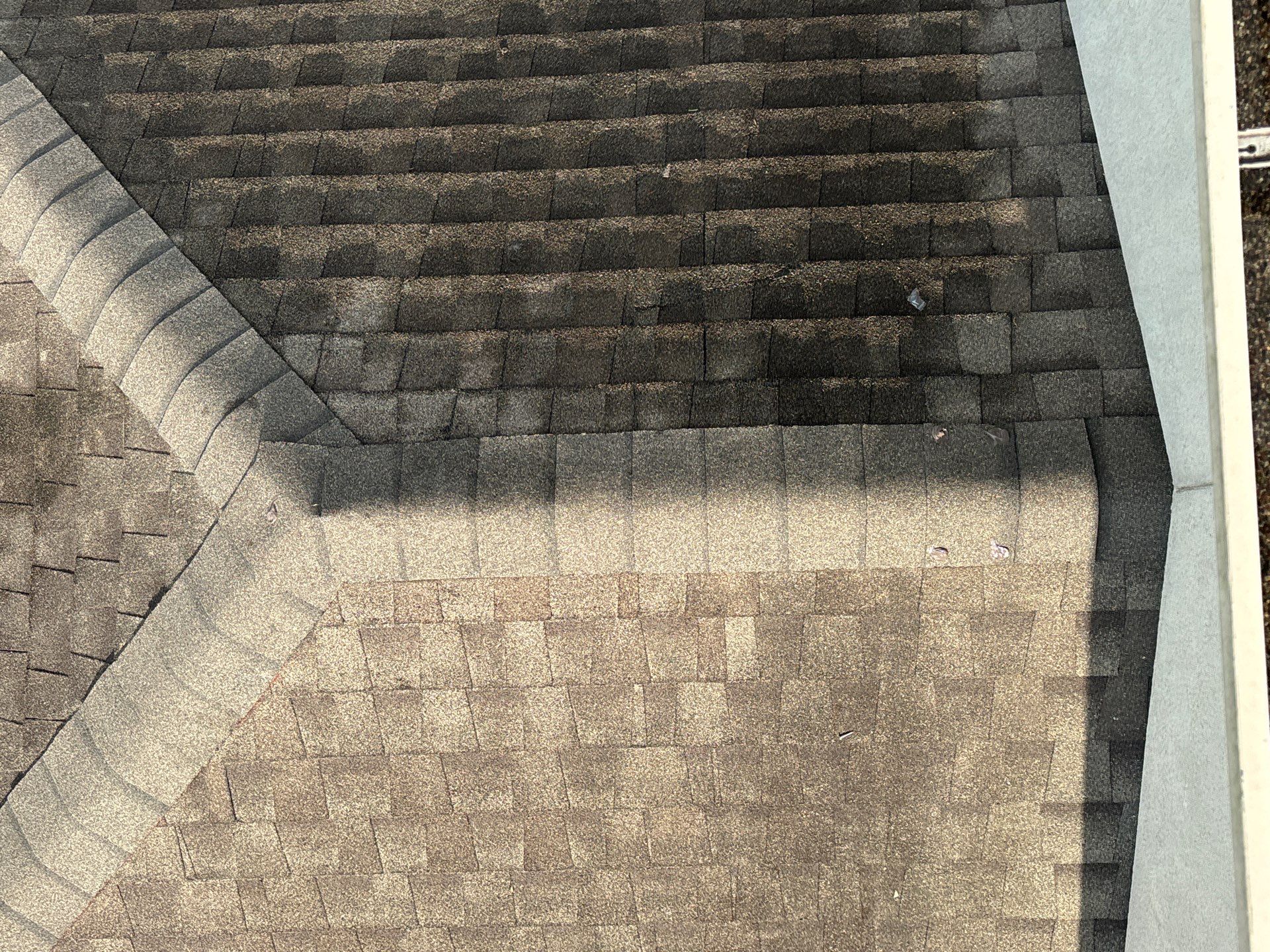 Hail Damage using Owen's Corning Duration (Lifetime) Shingles by Roof Repair Company