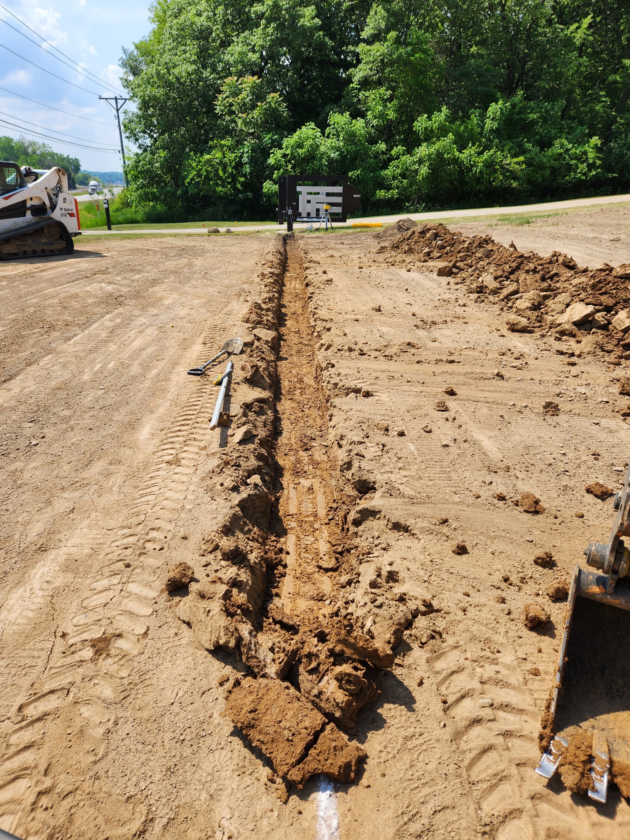 Fence / Retaining Wall using Block then parge by ACE Waterproofing & Basement Solutions