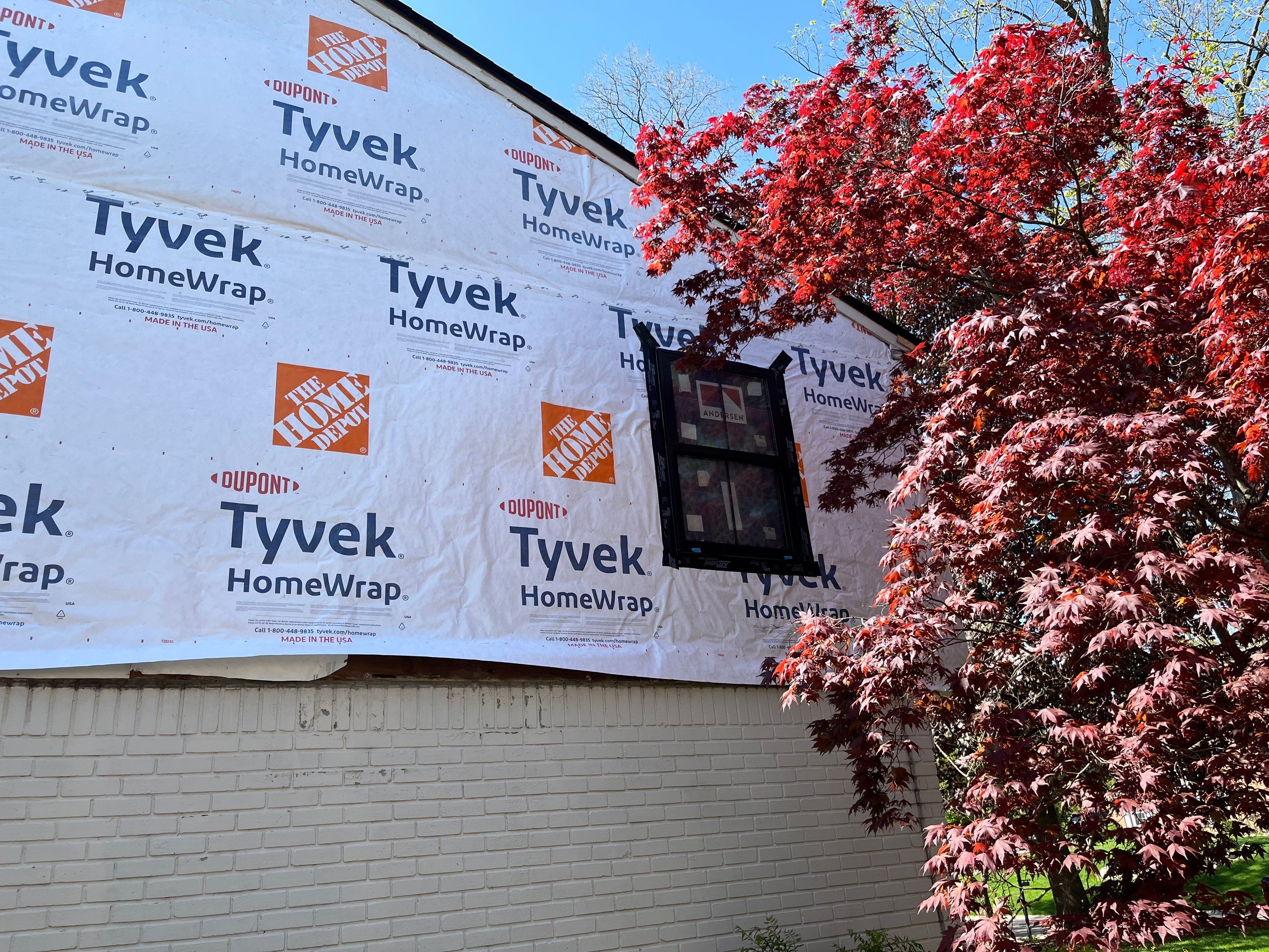 Siding Replacement using Hardie Plank S8 1/4"  Arctic White by 180 Contractors