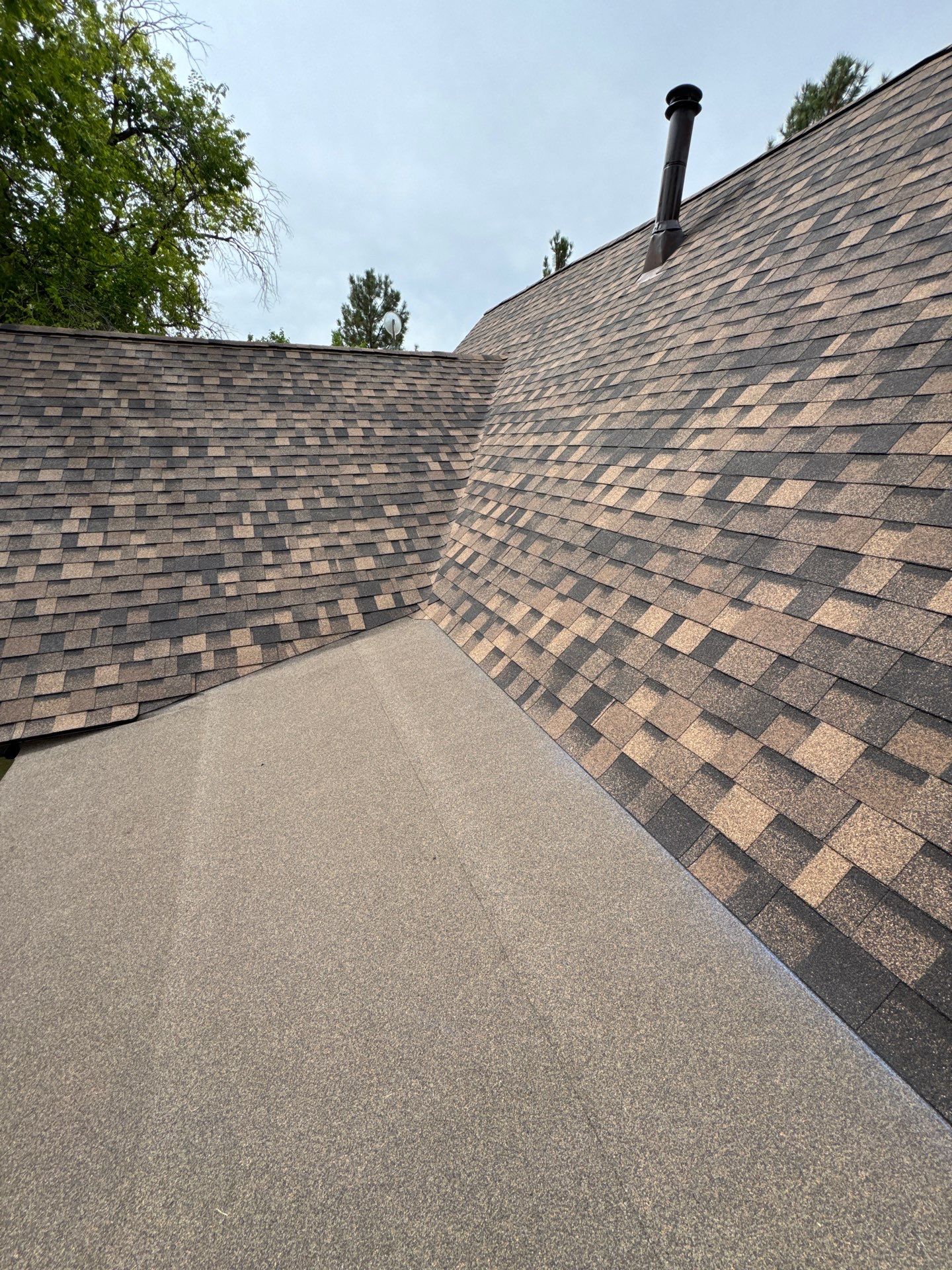 Architectural Shingle Roof Replacement for Boise Log Cabin Home by Olive Roofing