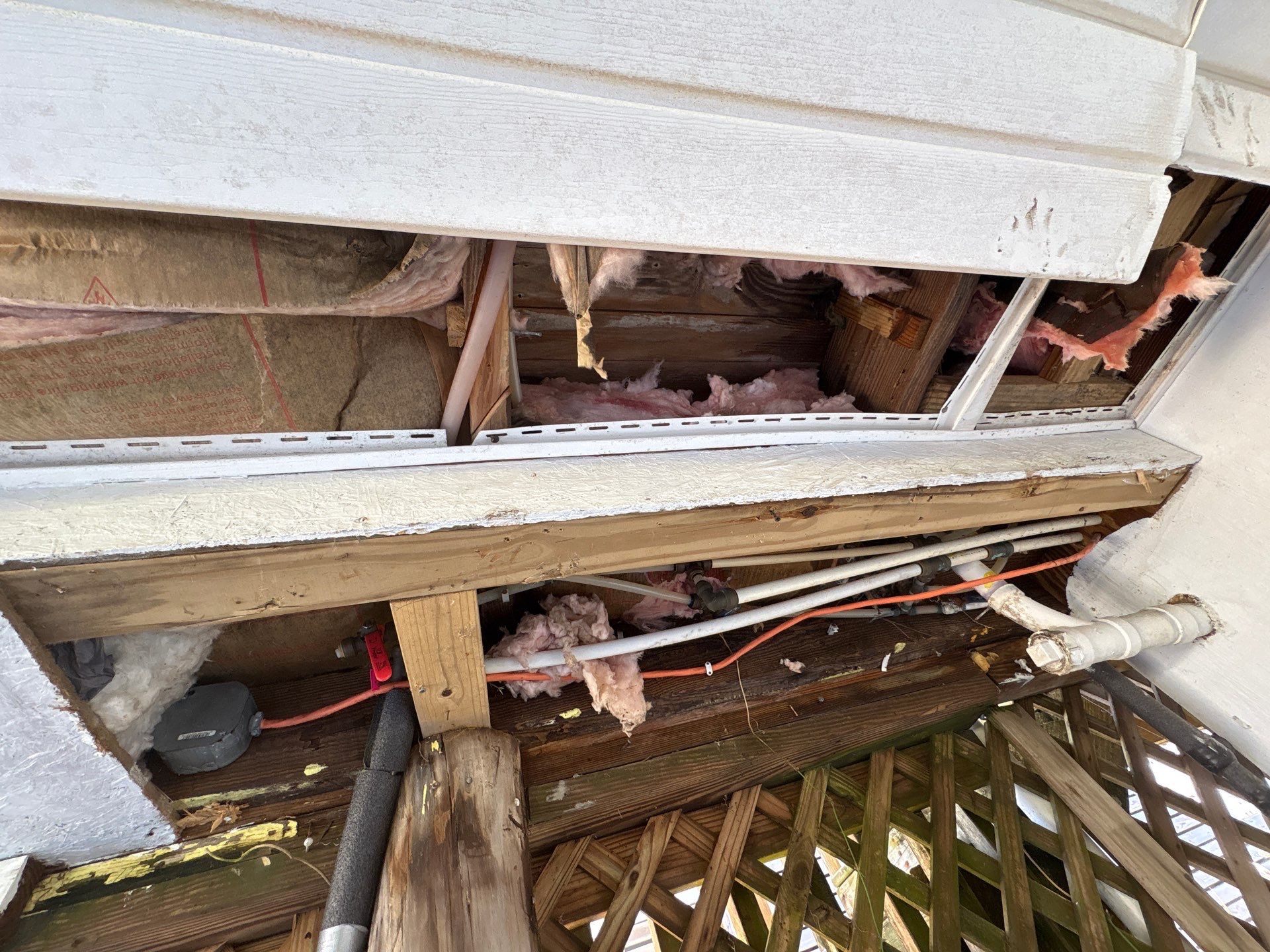 Diagnosed and Repaired Soffit in Oak Island NC by RGR Construction and Roofing, LLC