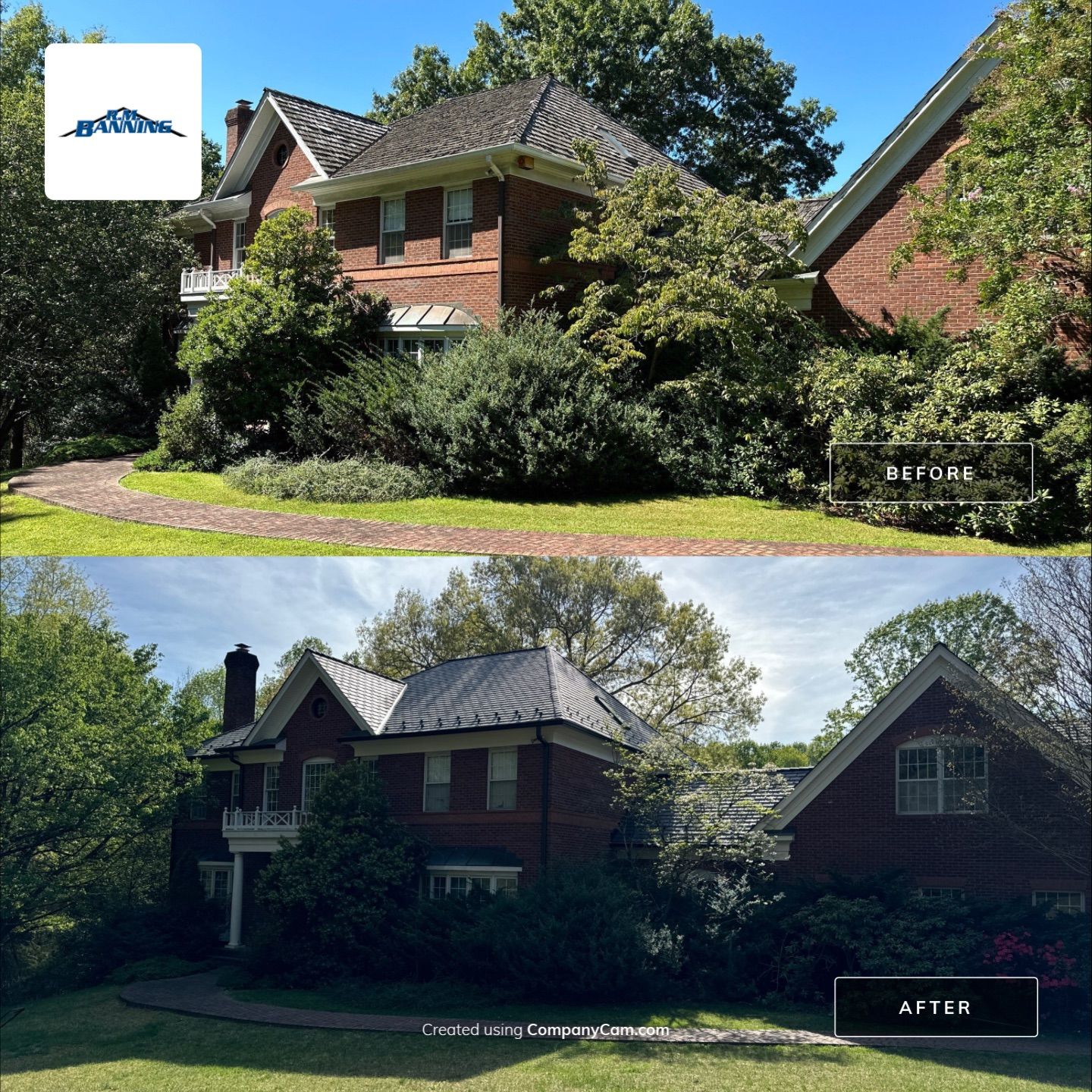 Clifton Multi-Trade Restoration: DaVinci Single Width Slate in Slate Black by RM Banning, Inc.