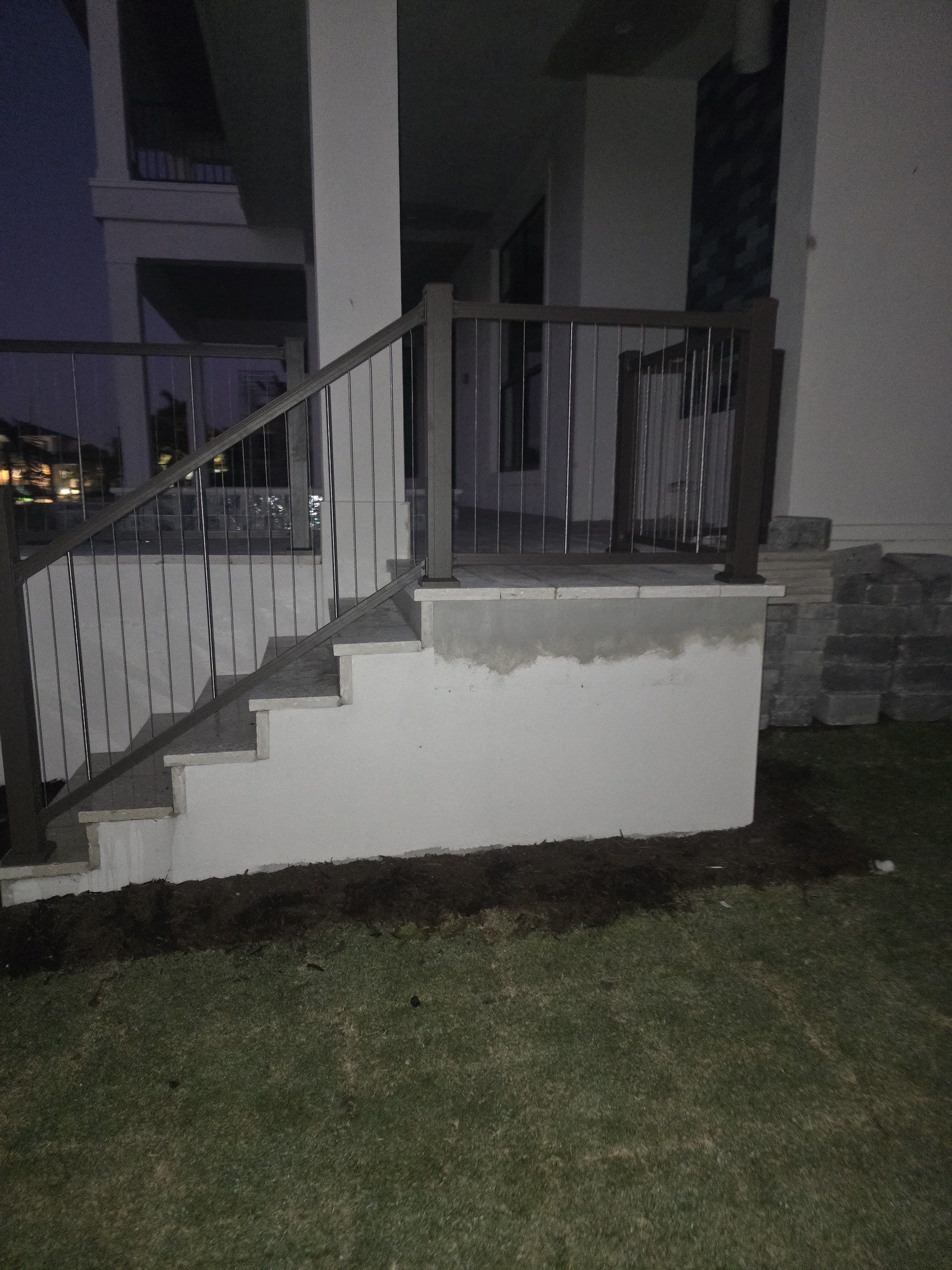 Bronze Aluminum Fence and Cable Railing in Marco Island by True Fence LLC