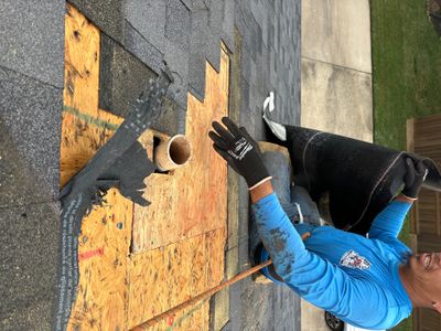 Residential Roofing Repair using Owen's Corning Duration (Lifetime) Shingles