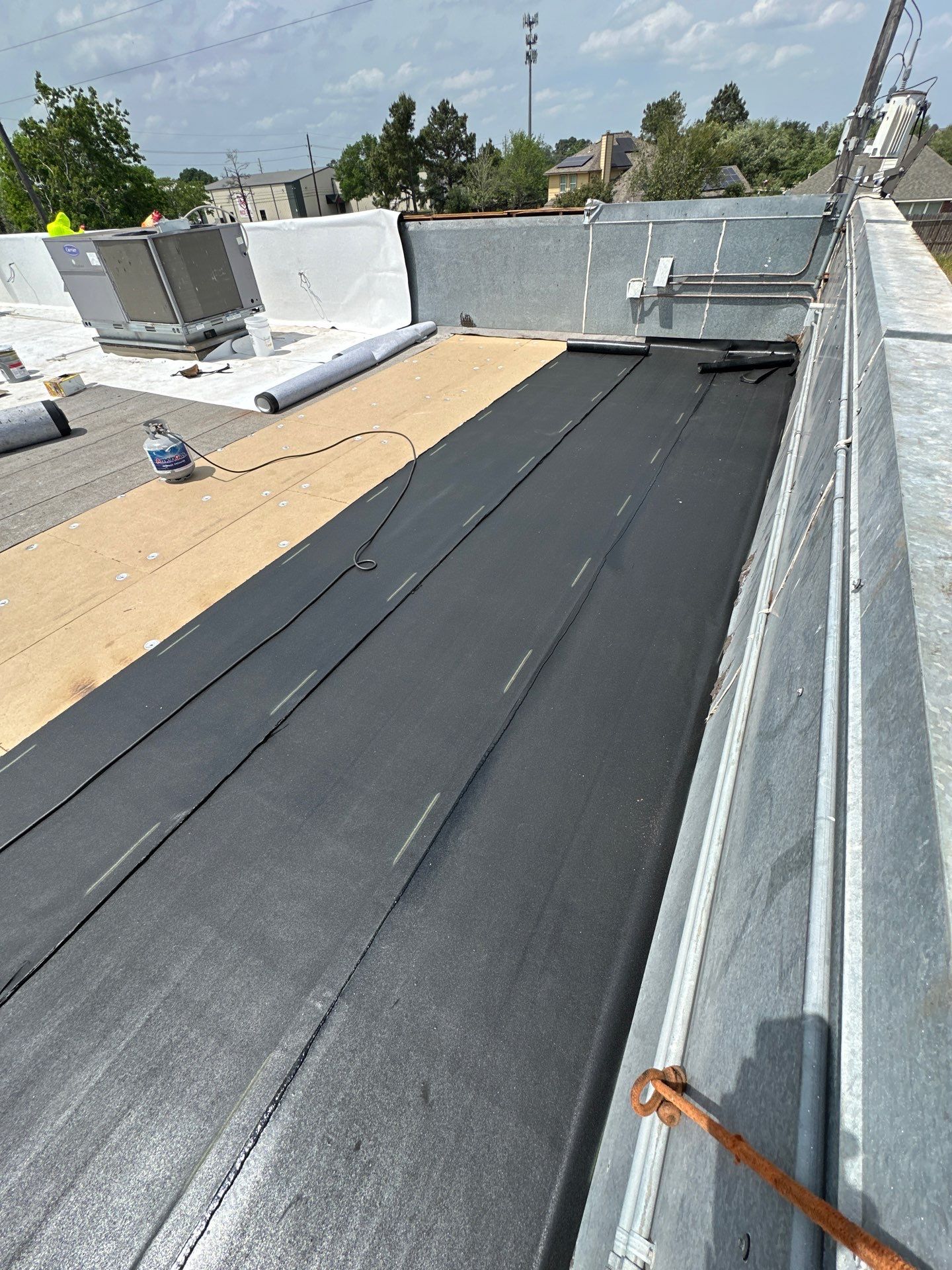 Project in Houston by Hartland Roofing & Construction