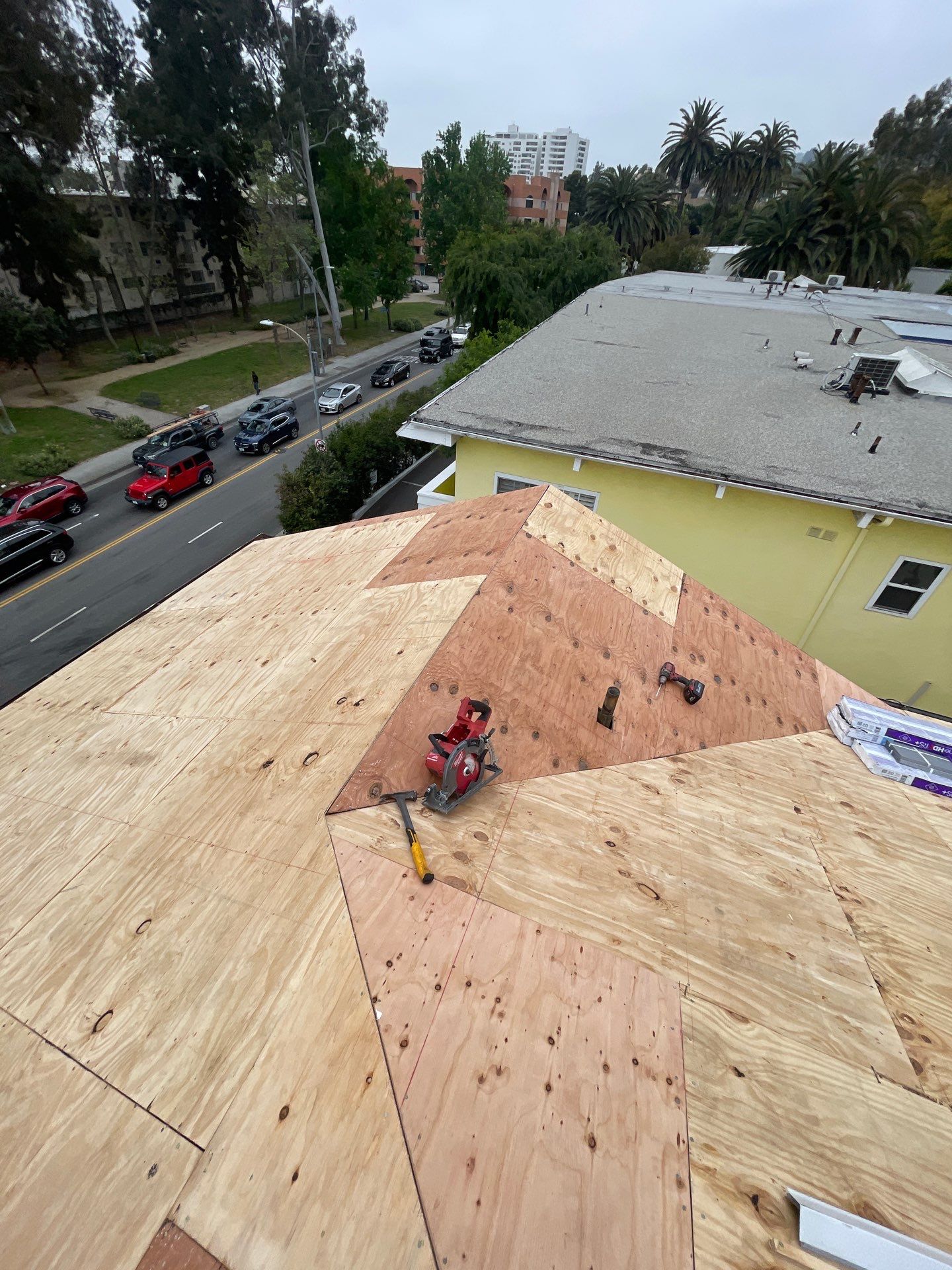 Roof Replacement at the Magic Castle Hotel- Los Angeles, CA 90028 by Epic Roof Replacement