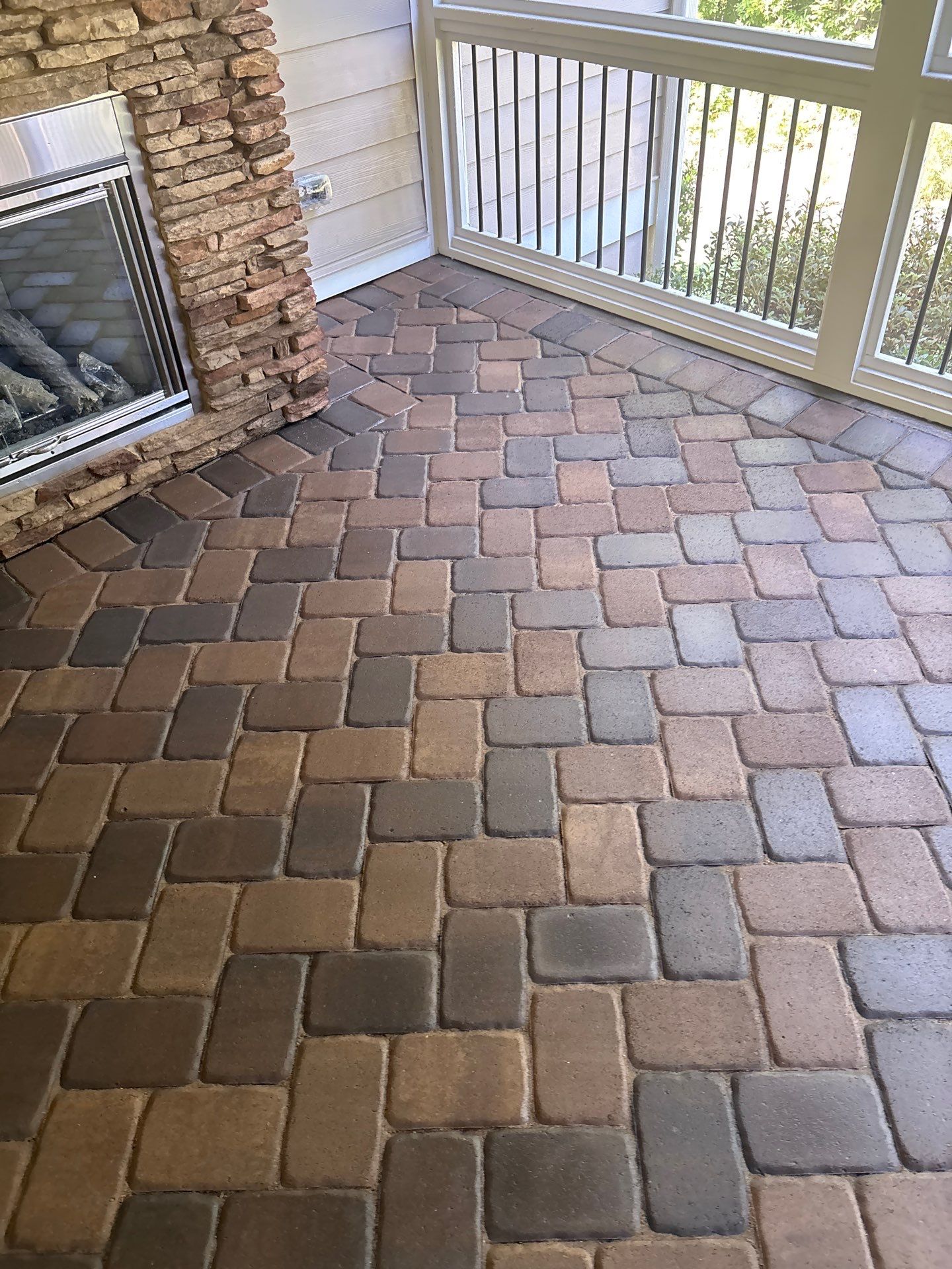 Pavers using Concrete Sealant by DuraSeal