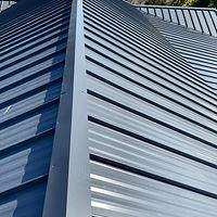 24ga 1.5" Mechanical Seam Charcoal Gray  by Total Roofing System The Metal Roof Experts