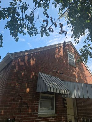 Brick Home Fascia Repair and Roofline Restoration in Dayton