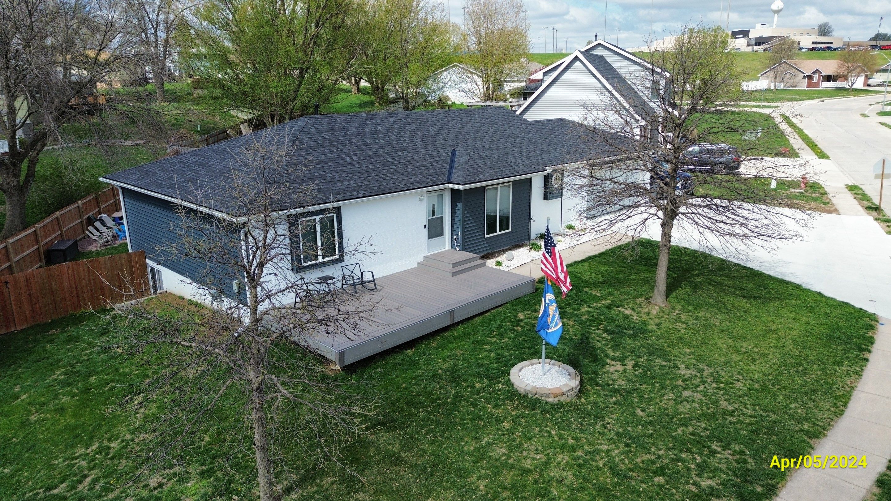 Roofing / Siding / Gutters using IKO Dynasty Granite Black / Norandex Siding by Lightning Exteriors