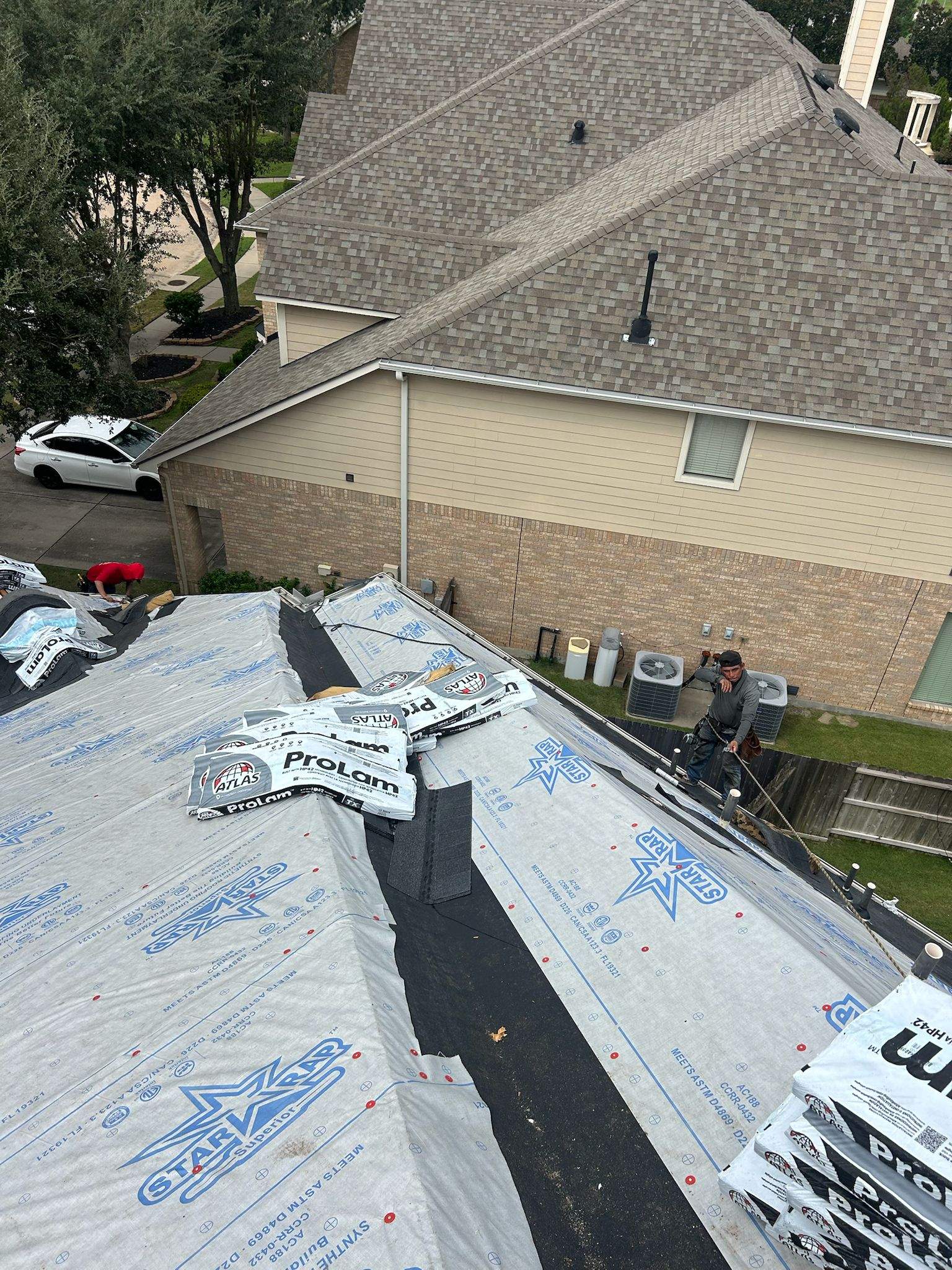 Project in Sugar Land by Motion Roofing