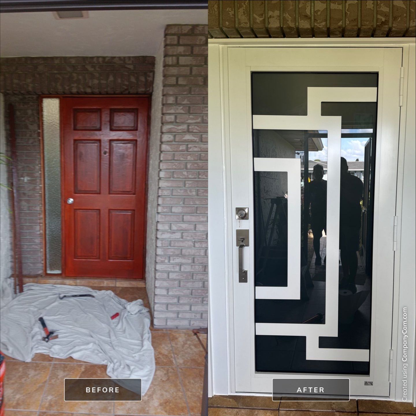Door Installation using Mr Glass  by Windows For Life 