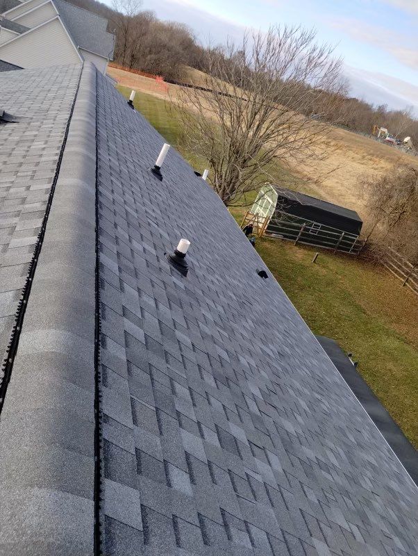 Residential Roofing Installation using Atlas Pinnacle Pristine Coastal Granite Architectural Shingles by Frederick Roof Repair