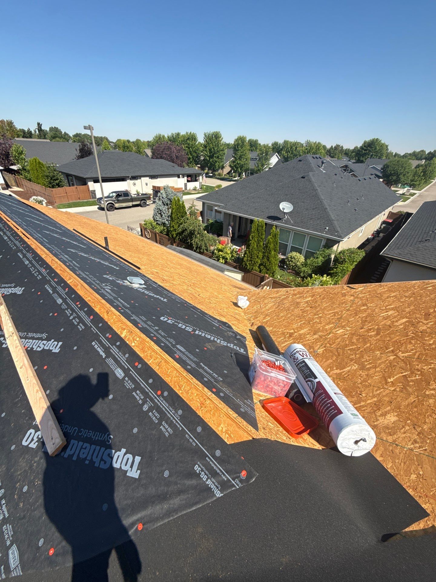 Full Residential Roof Replacement With Architectural Shingles In Meridian by Olive Roofing