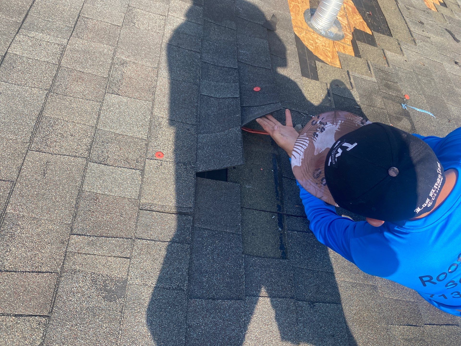 Hail Damage using Owen's Corning Duration (Lifetime) Shingles by Roof Repair Company