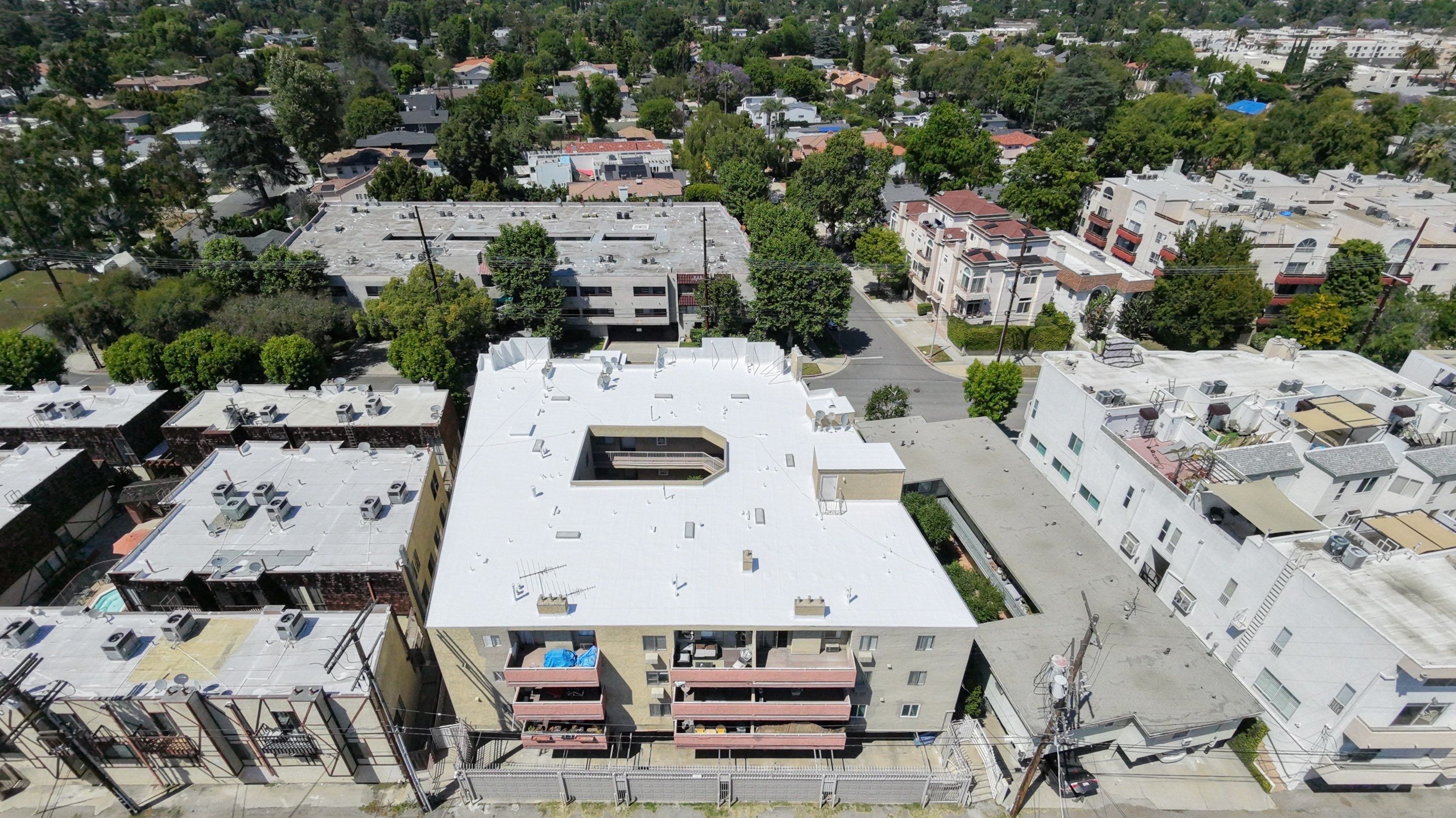 Apartment Building in Sherman Oaks by Hull Brothers Roofing