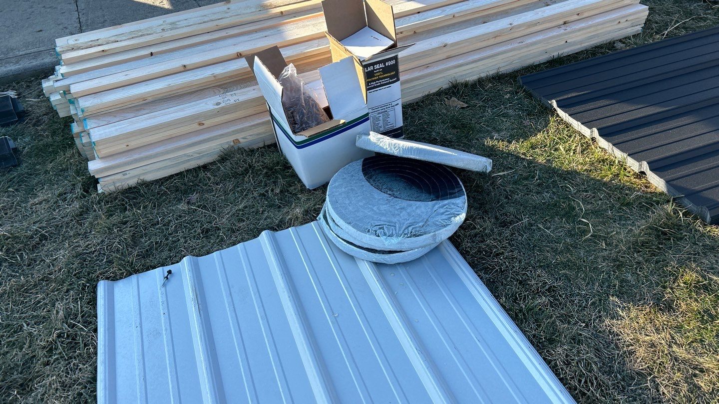 Residential Roofing Installation using Performance Panel Metal - Frost Black by RoofX 