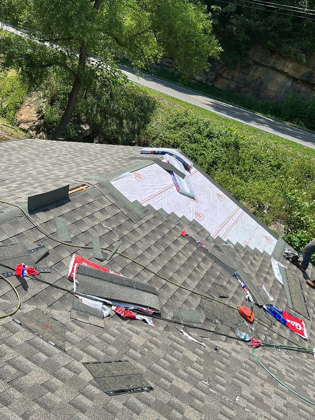Residential Roofing Installation using Performance Shingles by Mr. Roofer