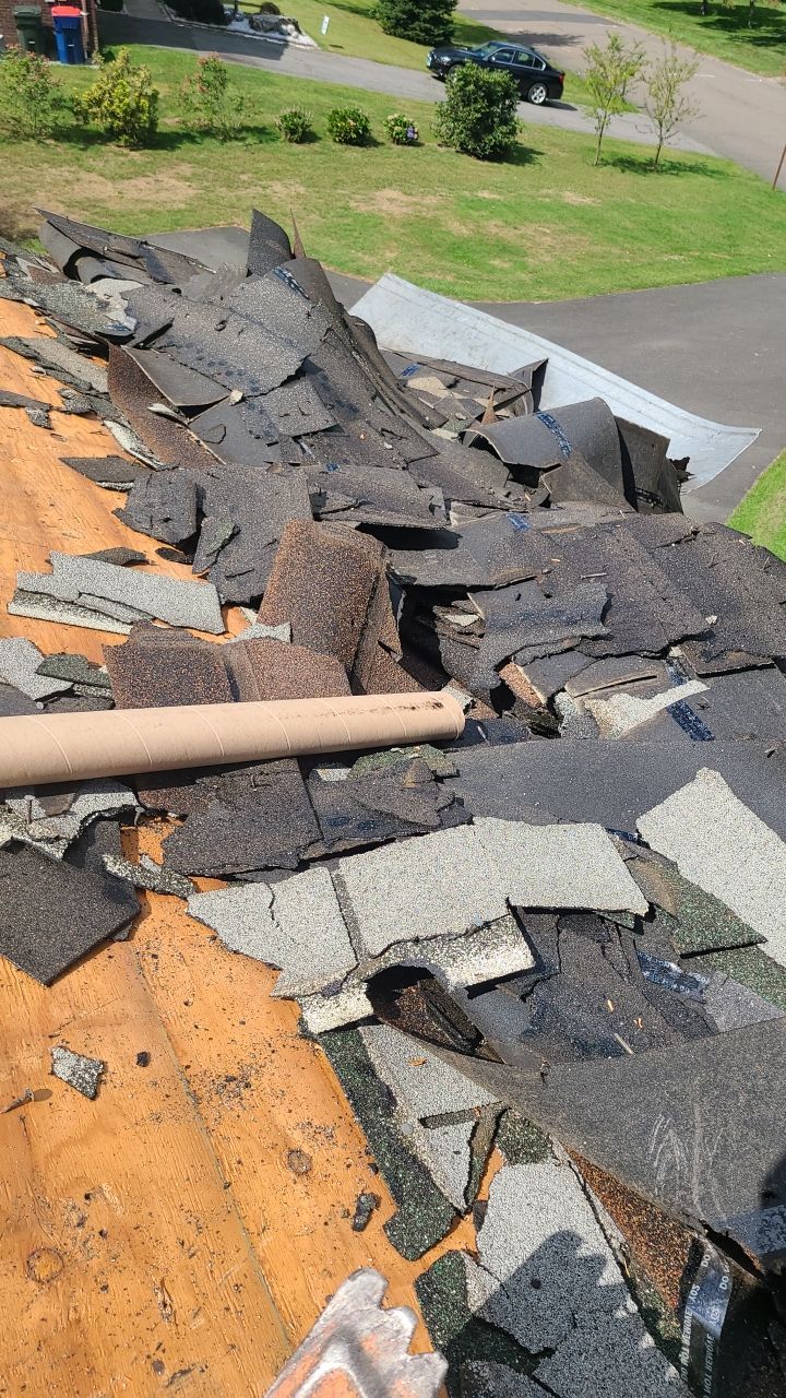 Residential Roofing Installation using Owens Corning Duration Slatestone Gray by A Plus Exterior