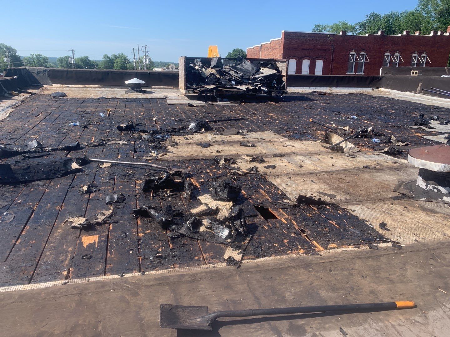 Commercial Roofing Installation in DeQueen, AR, using 50 mil PVC by Hostetler Roofing