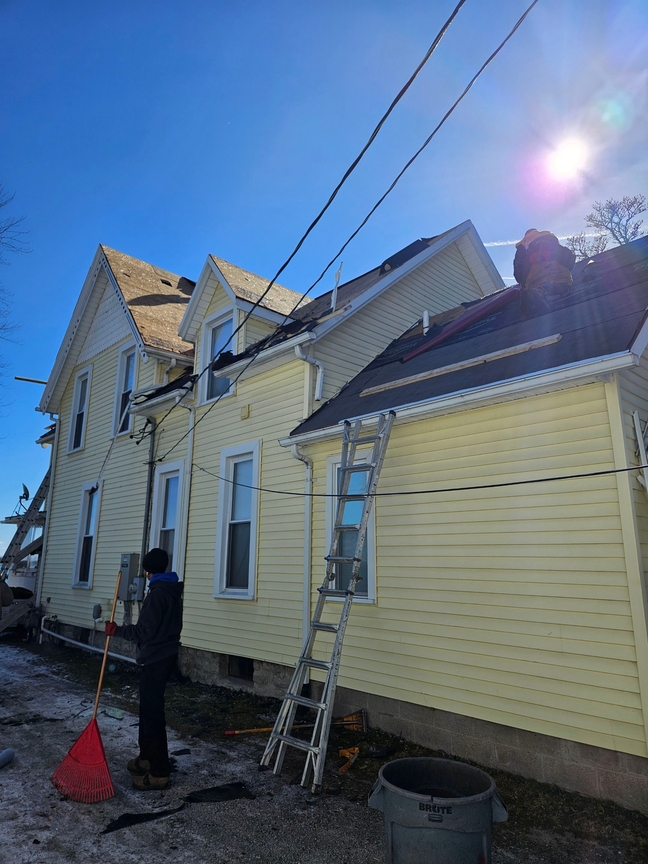 Residential Roofing Installation using IKO DYNASTY - Granite Black by JNR Roofing LLC