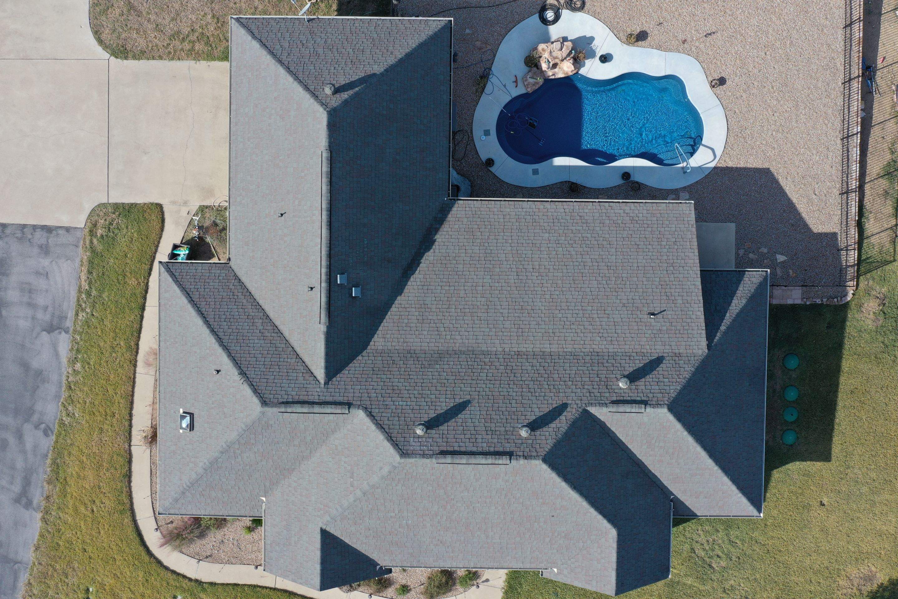 Residential Roof Replacement using Owens Corning - Duration - Colonial Slate by Action Exteriors Austin