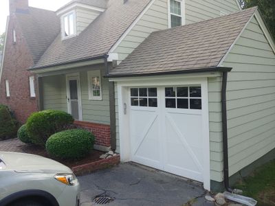 Gutter Installation using Half Round Aluminum Gutter in Medford, MA
