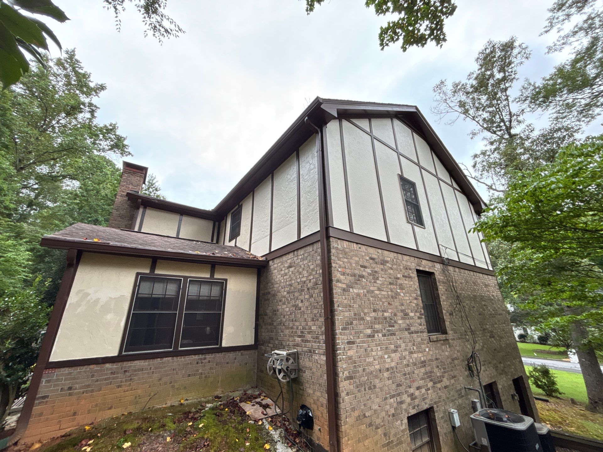 Stucco Replacement and Exterior Painting in Peachtree Corners, GA by Nelson Exteriors