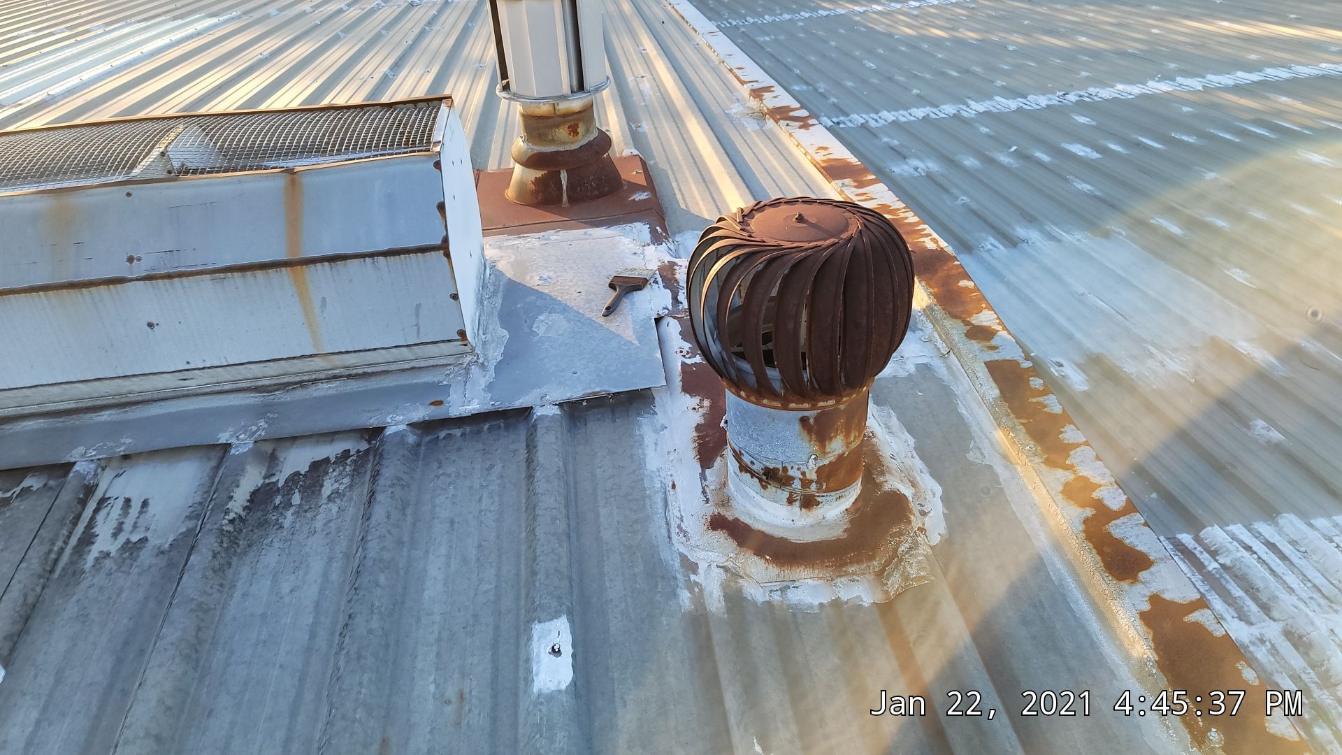 Commercial Roofing Installation using Aldocoat Coatings by Hostetler Roofing