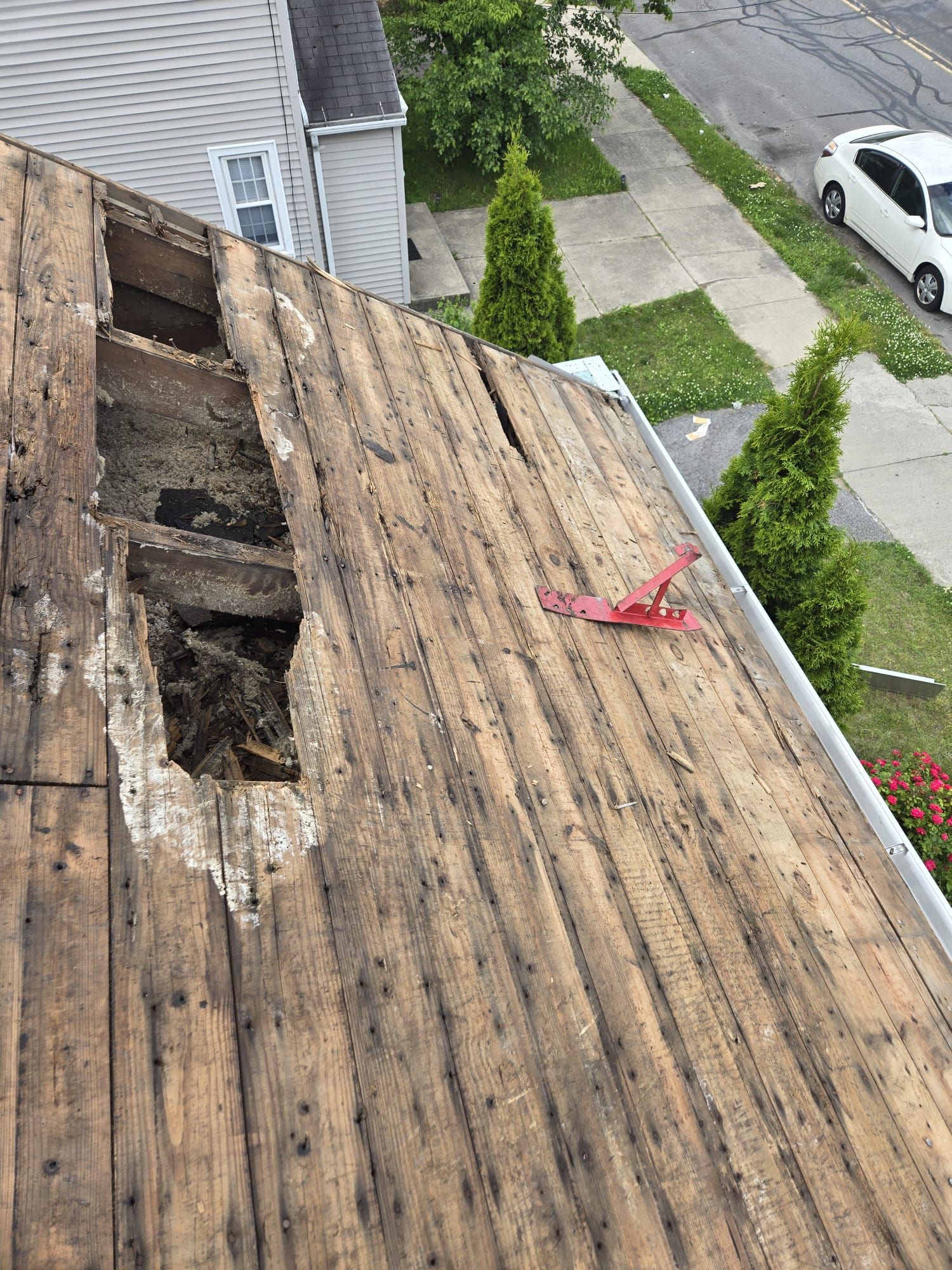 Residential Roofing Installation using Owens Corning TruDefinition Duration AR - Estate Gray by A Plus Exterior