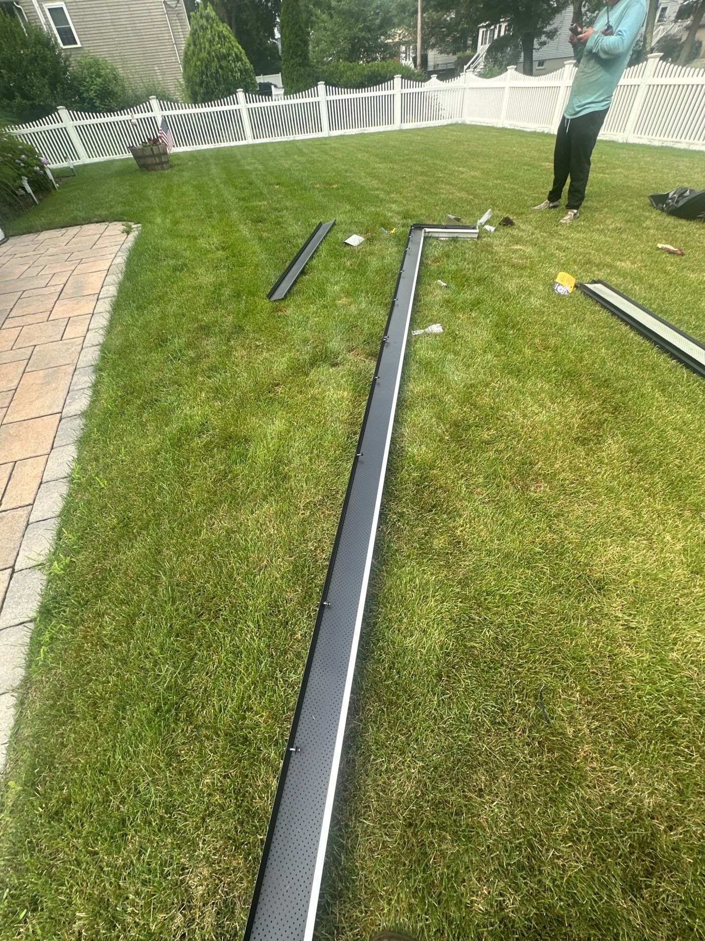 Gutter Cleaning & TREX Gutter Guard Installation in Wilmington, MA by Mighty Dog Roofing of Greater Middlesex County