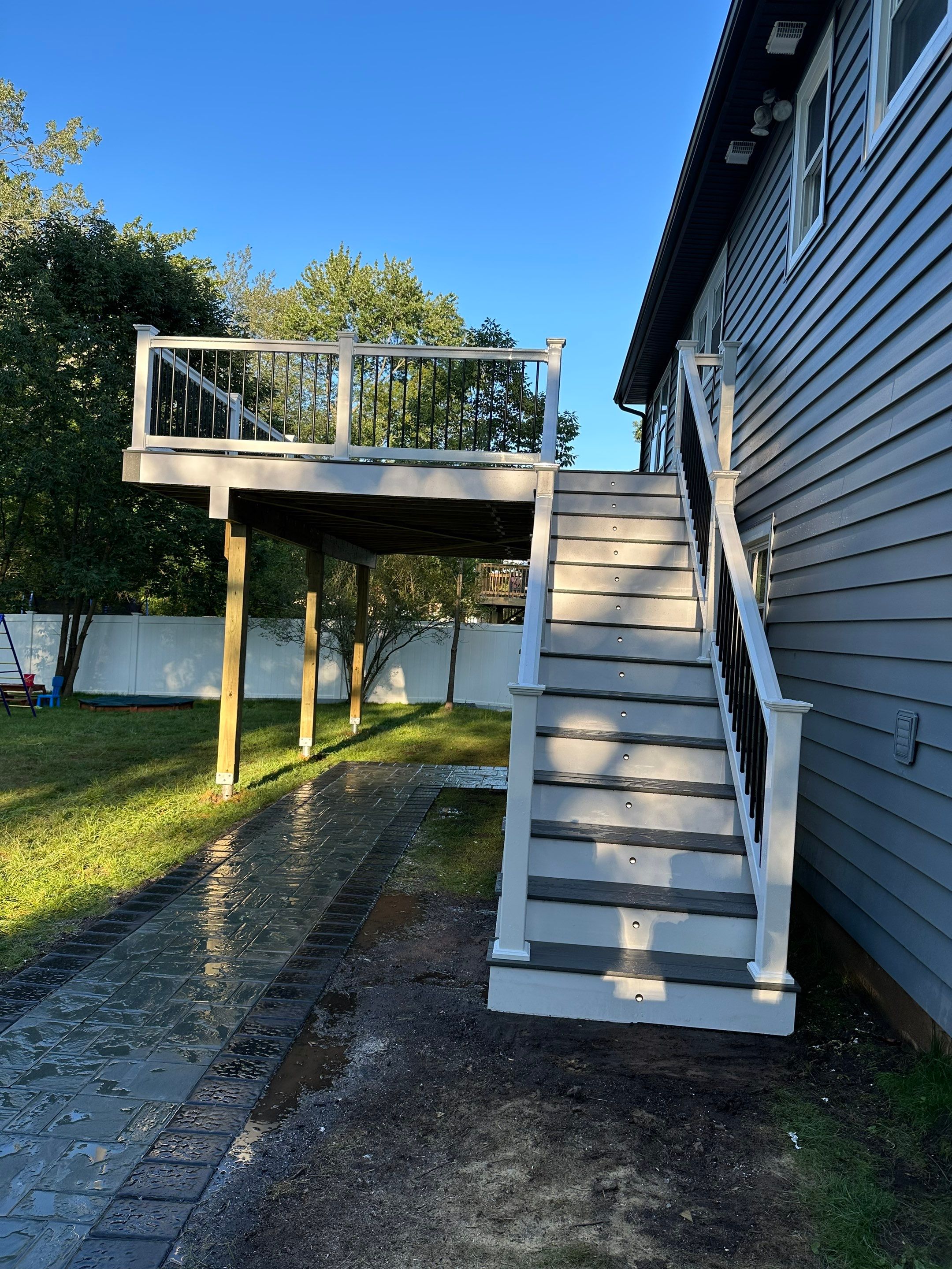 New deck in Westwood NJ by deck guardian
