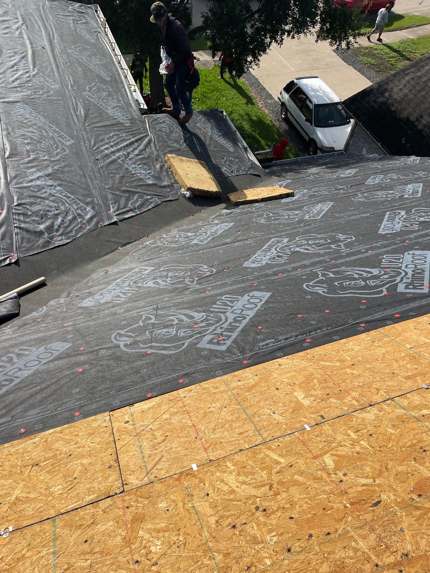 Residential Roofing Installation using Owen's Corning Duration (Lifetime) Shingles by Roof Repair Company