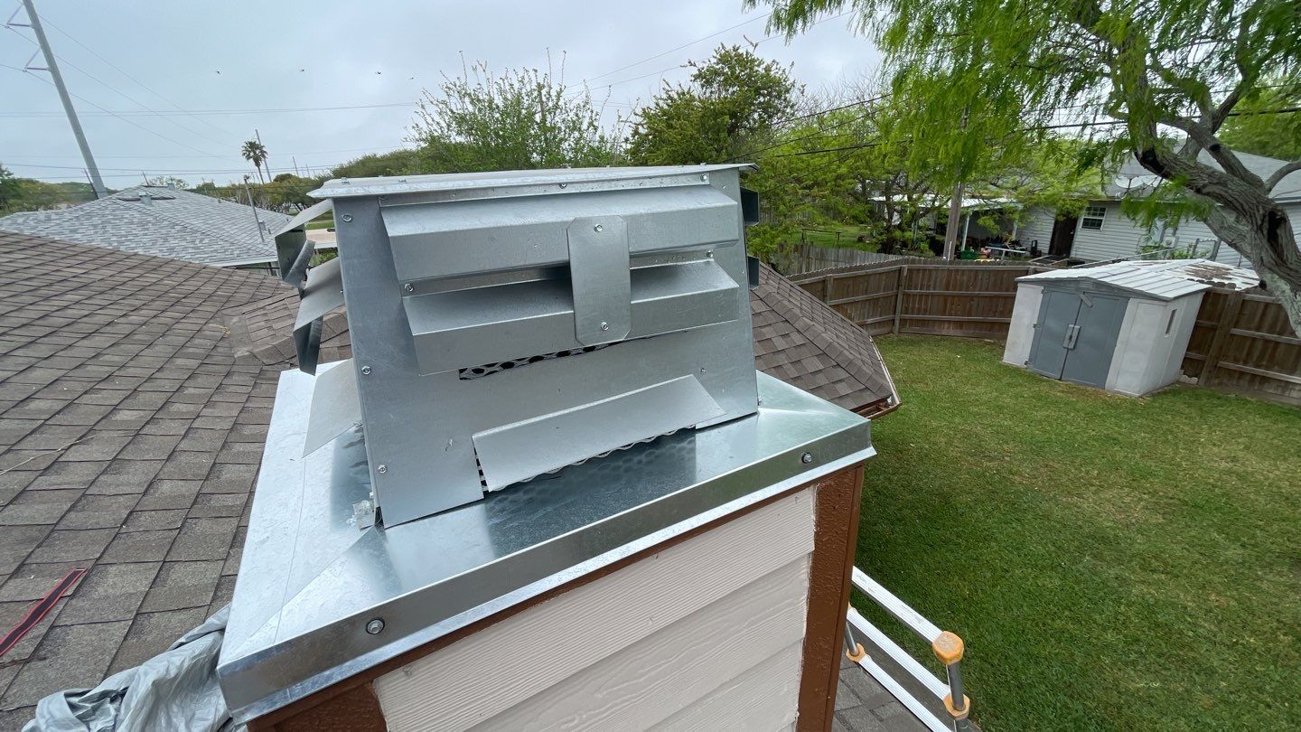 Chimney Cap Replacement by Lighthouse Roofing