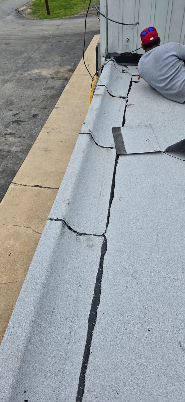 Roof Installation using Silicone APP Elevate Coating by ExteriorPros