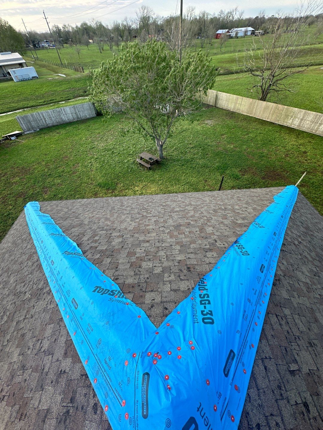 Hail Damage using Owen's Corning Duration (Lifetime) Shingles by Roof Repair Company