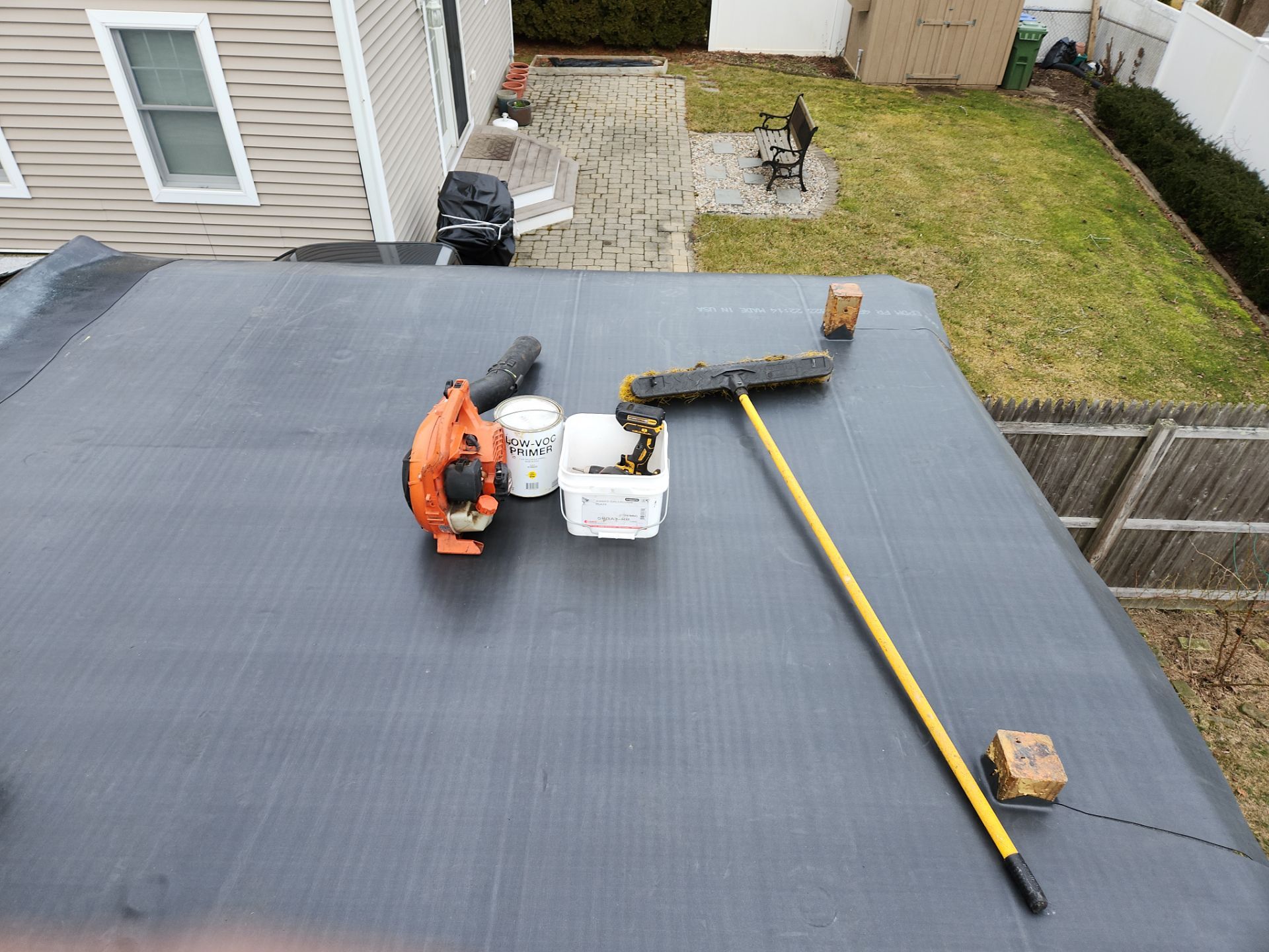 Residential Roofing Installation using Owens Corning TruDefinition Duration Sierra Gray by A Plus Exterior