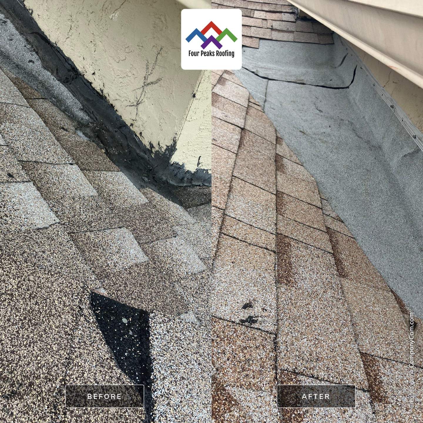 Residential Roofing Repair using Owens Coring Duration Shingles by Four Peaks Roofing