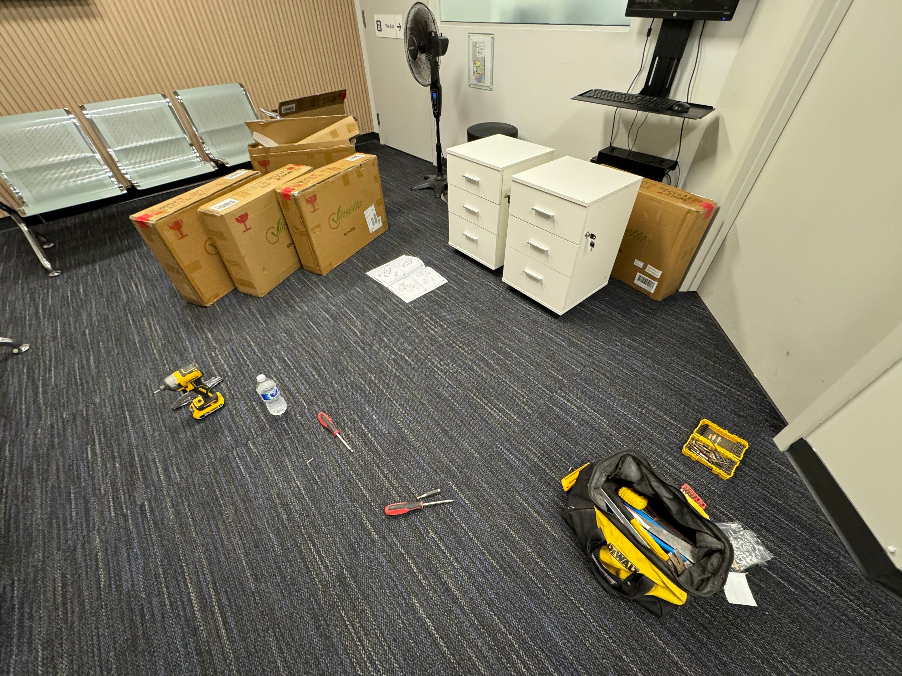 Drawer Installation For VF Service Canada by YVR Construction Group
