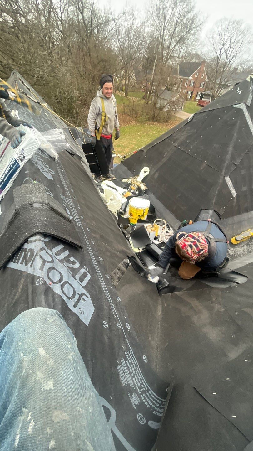 Slate Roof Removal using Atlas Storm Master Slate by Total Exteriors