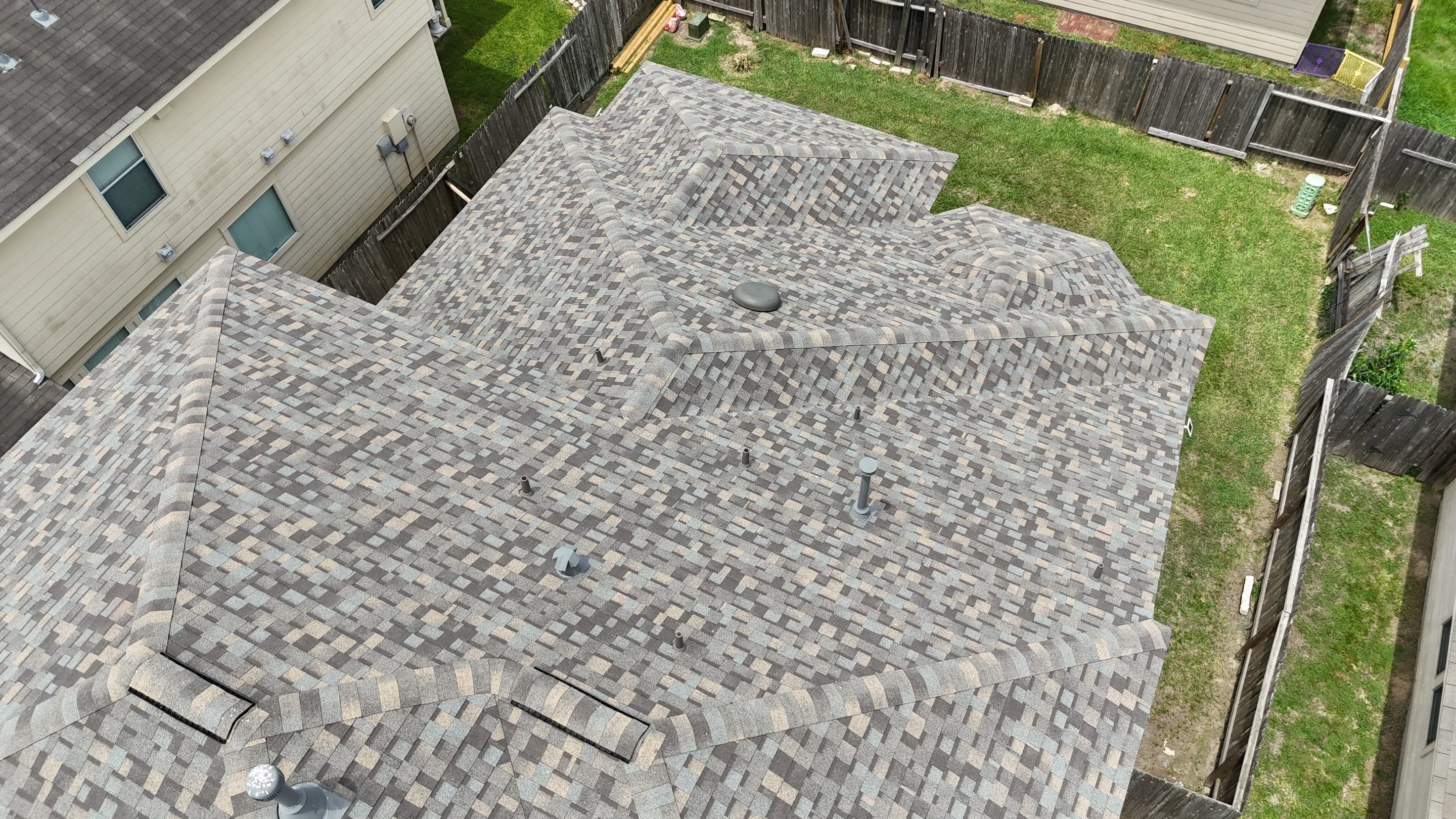 Residential Roofing Installation using IKO Dynasty by Core Four Roofing